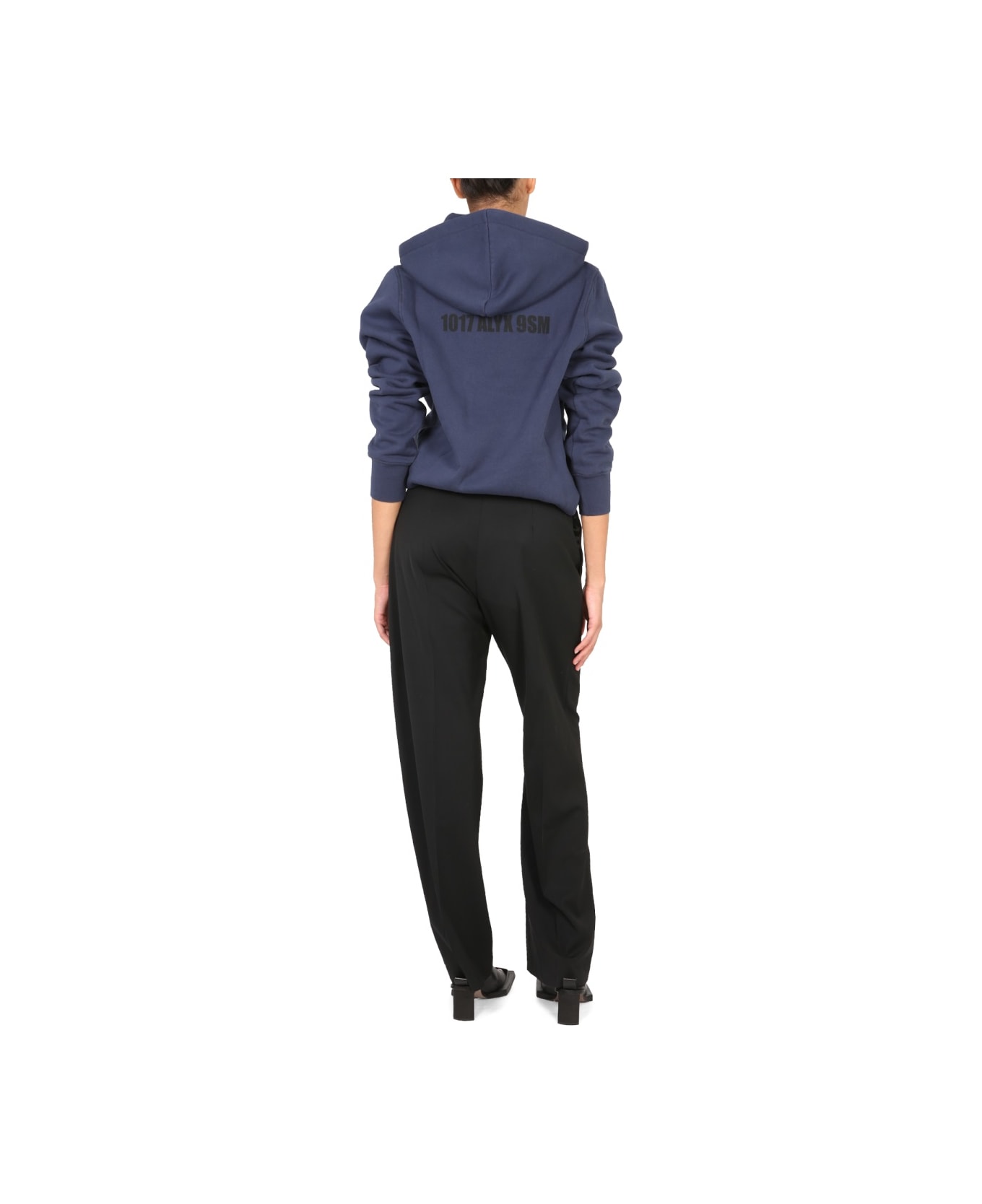 1017 ALYX 9SM Felpa Con Cappuccio - BLUE