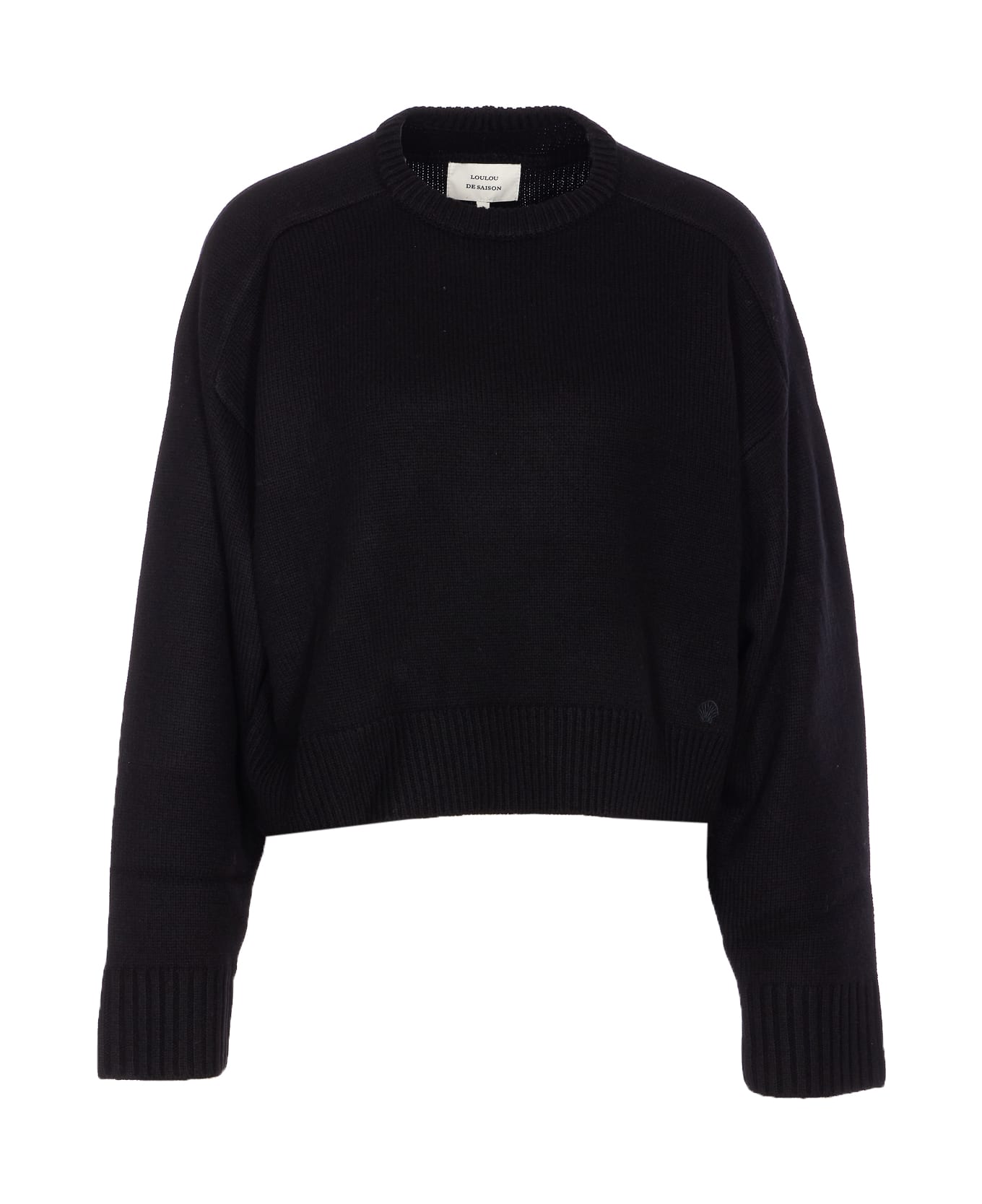 Loulou Studio Bruzzi Sweater - Black