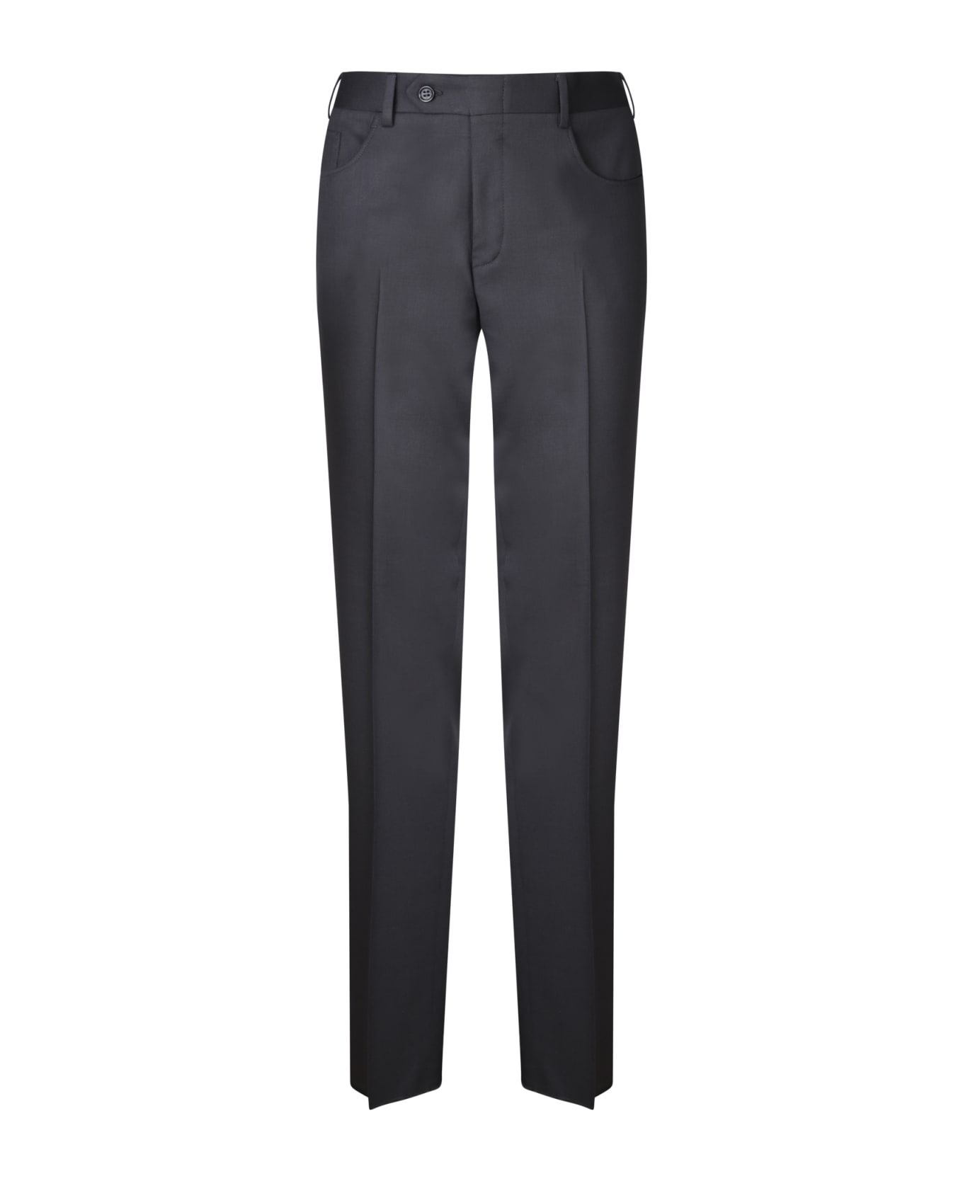 Canali Black Elegant Pants - Black