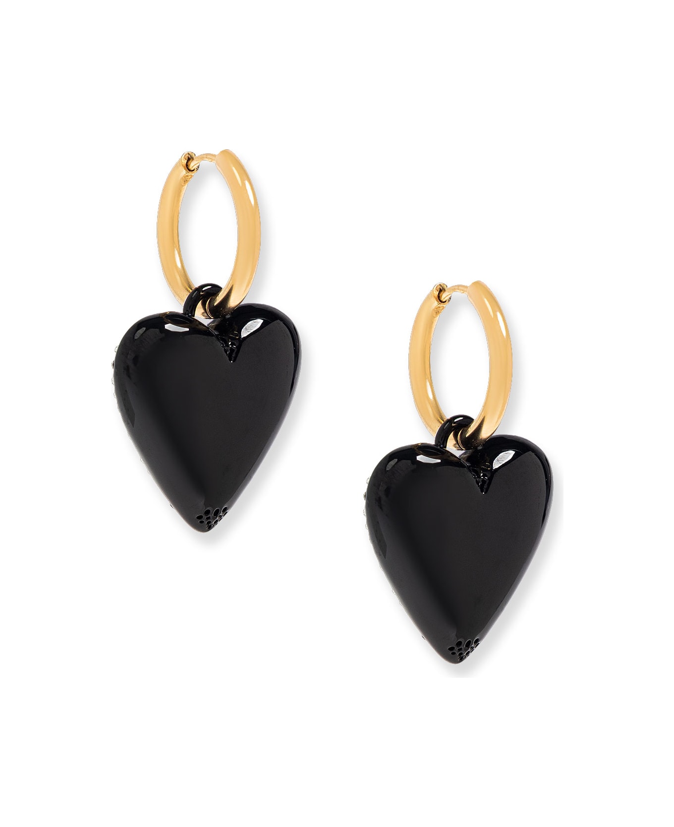 Dolce 
Gabbana Metal Earrings With Rhinestones - NERO ORO