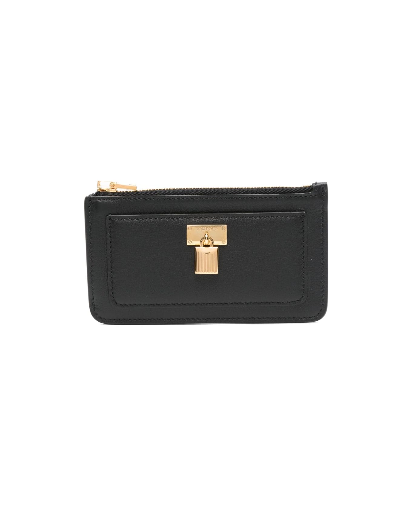 Tom Ford Card Holder With Lock - Black