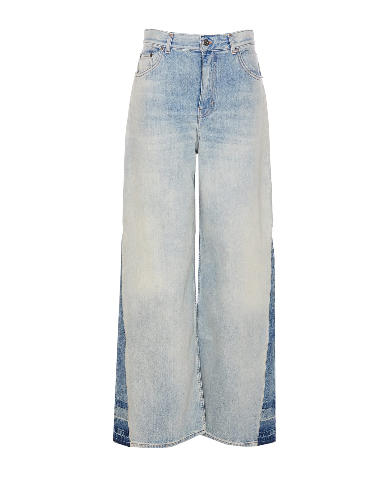 Chloé Dp00 Denim Wide Jeans - Blue