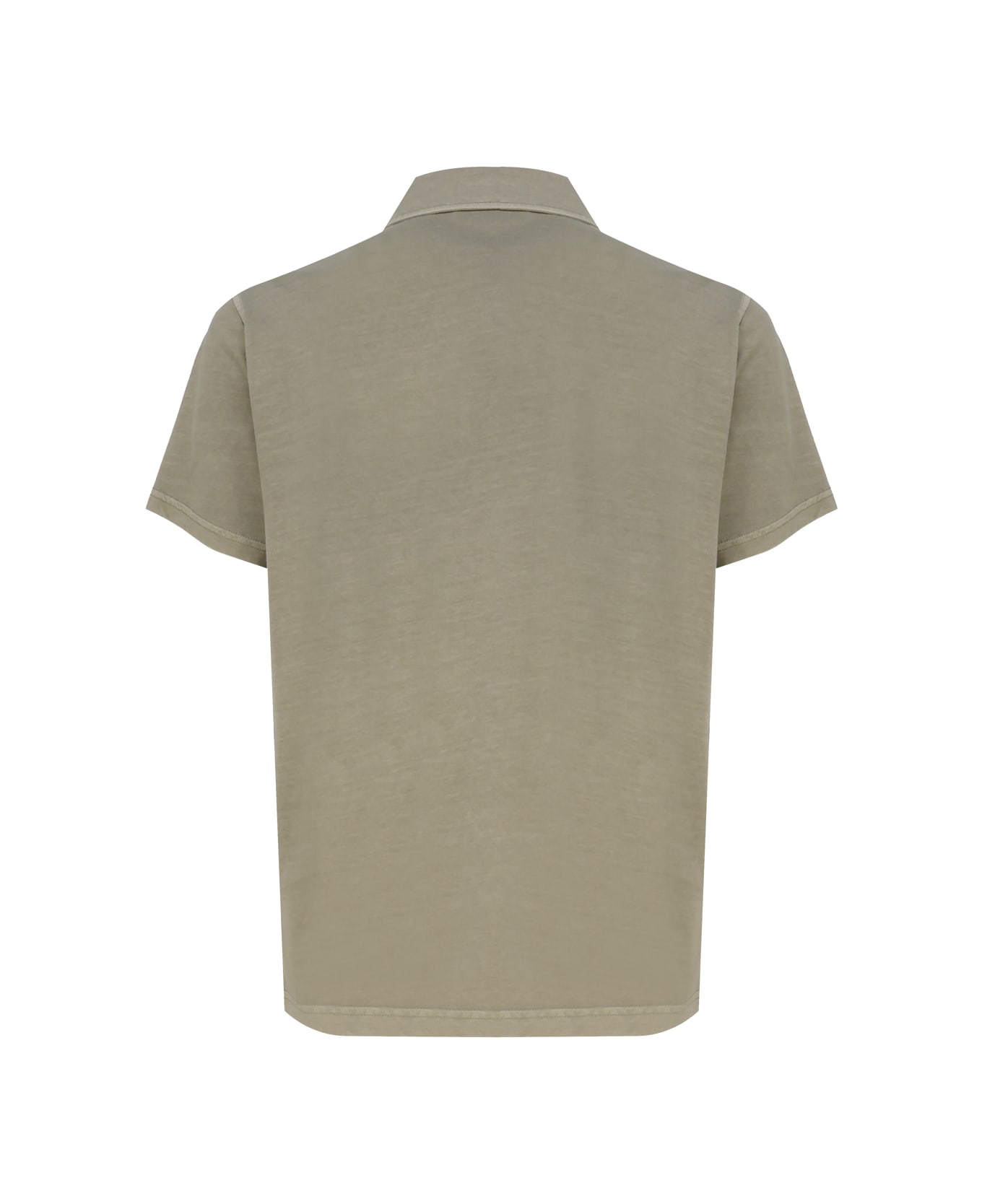 Fay Cotton Polo T-shirt - MILITARY GREEN