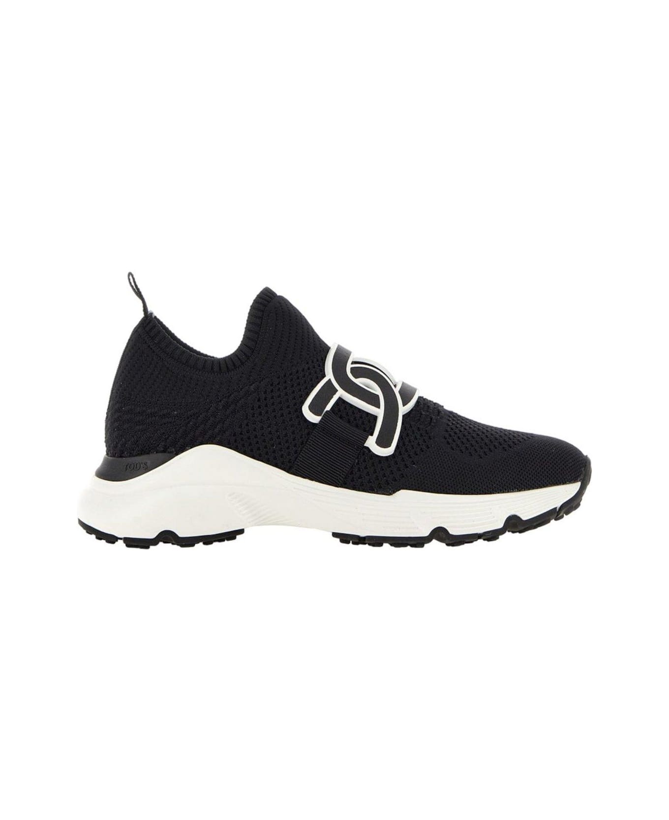 Tod's Kate Knitted Slip-on Sneakers - Black