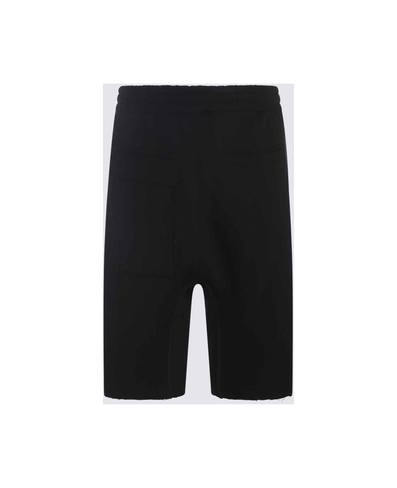 Thom Krom Black Cotton Shorts - Black ショートパンツ