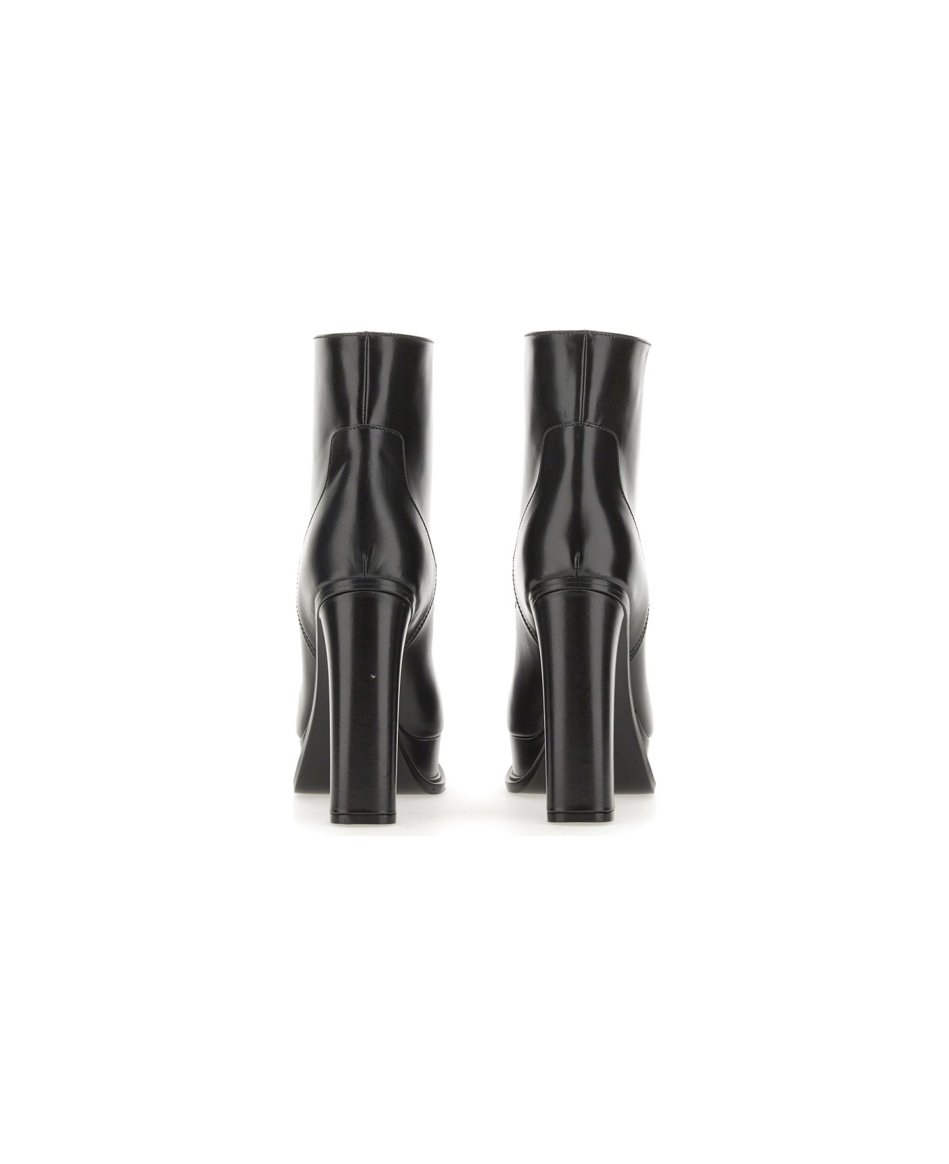 Alexander McQueen Platform Boots - BLACK
