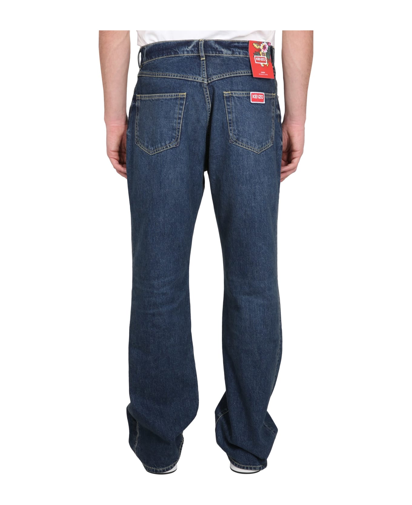 Kenzo Relaxed Fit Jeans - BLU