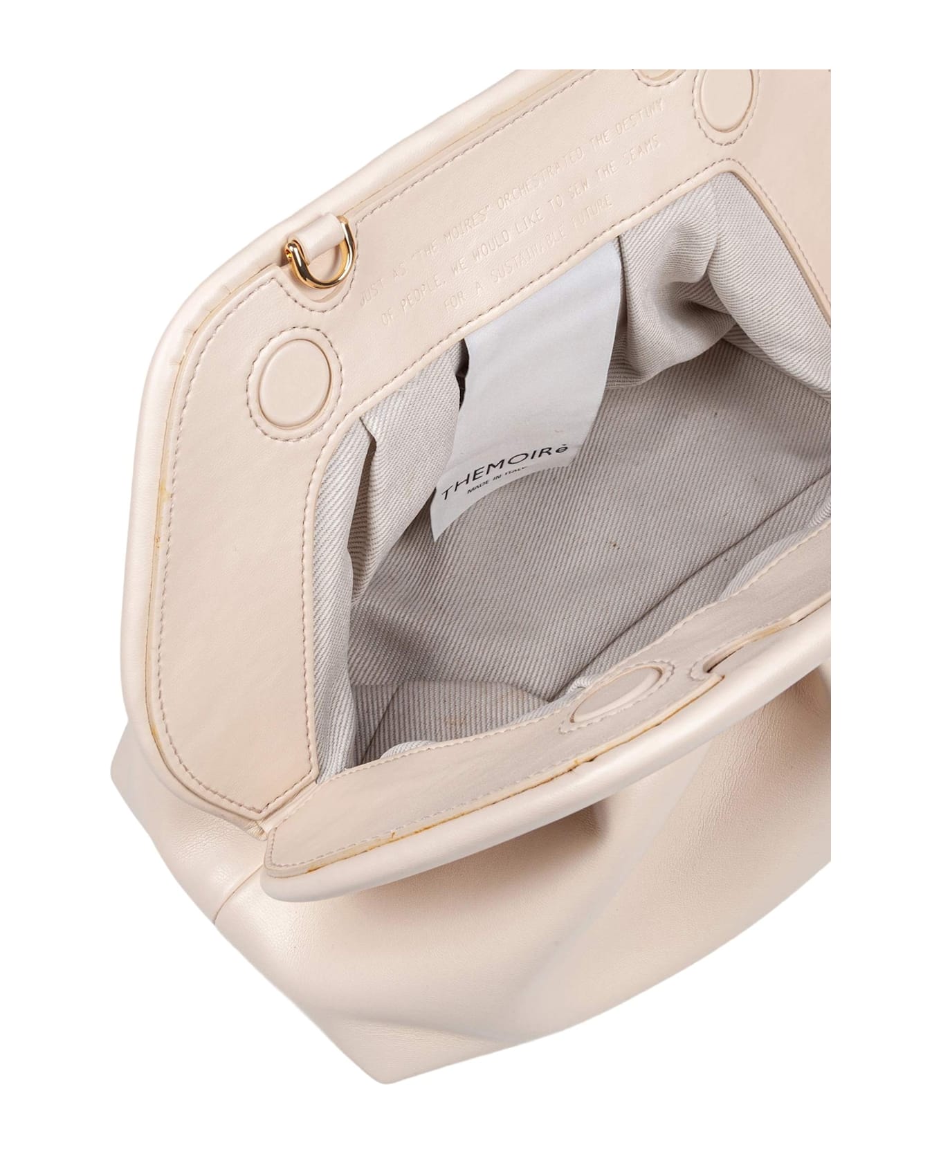 THEMOIRè Vegan Fabric Clutch Shell Color - SHELL