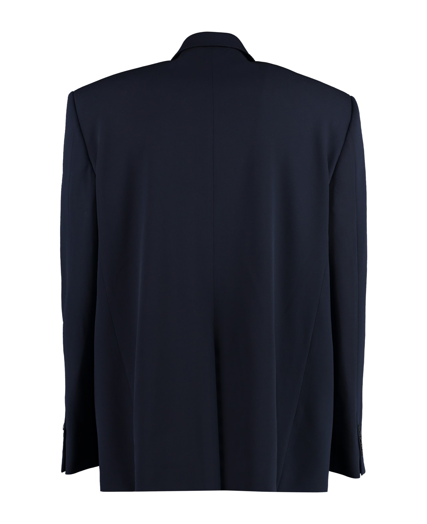 Balenciaga Single-breasted Two-button Jacket - blue