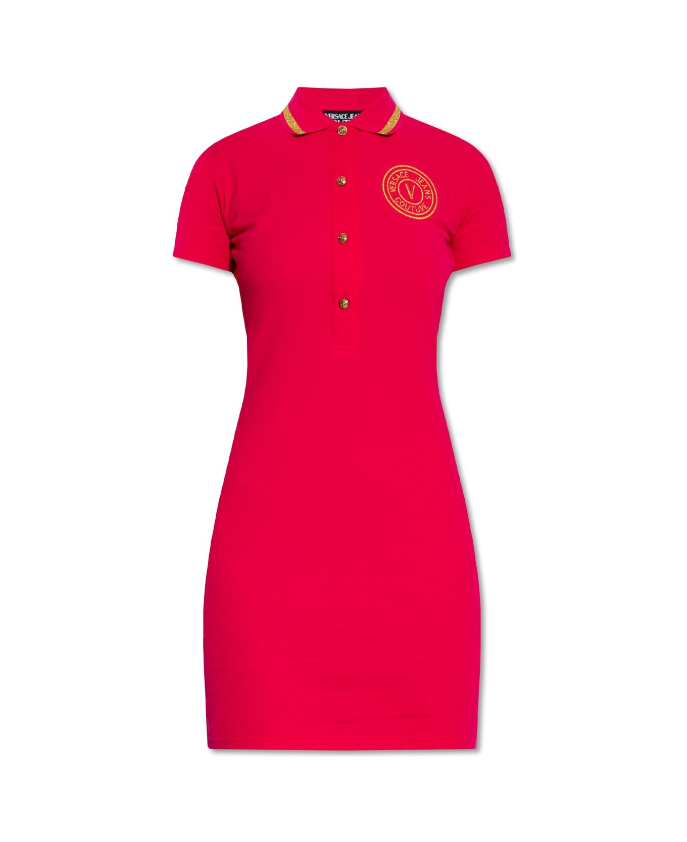 Versace Jeans Couture Polo Dress - Pink ポロシャツ