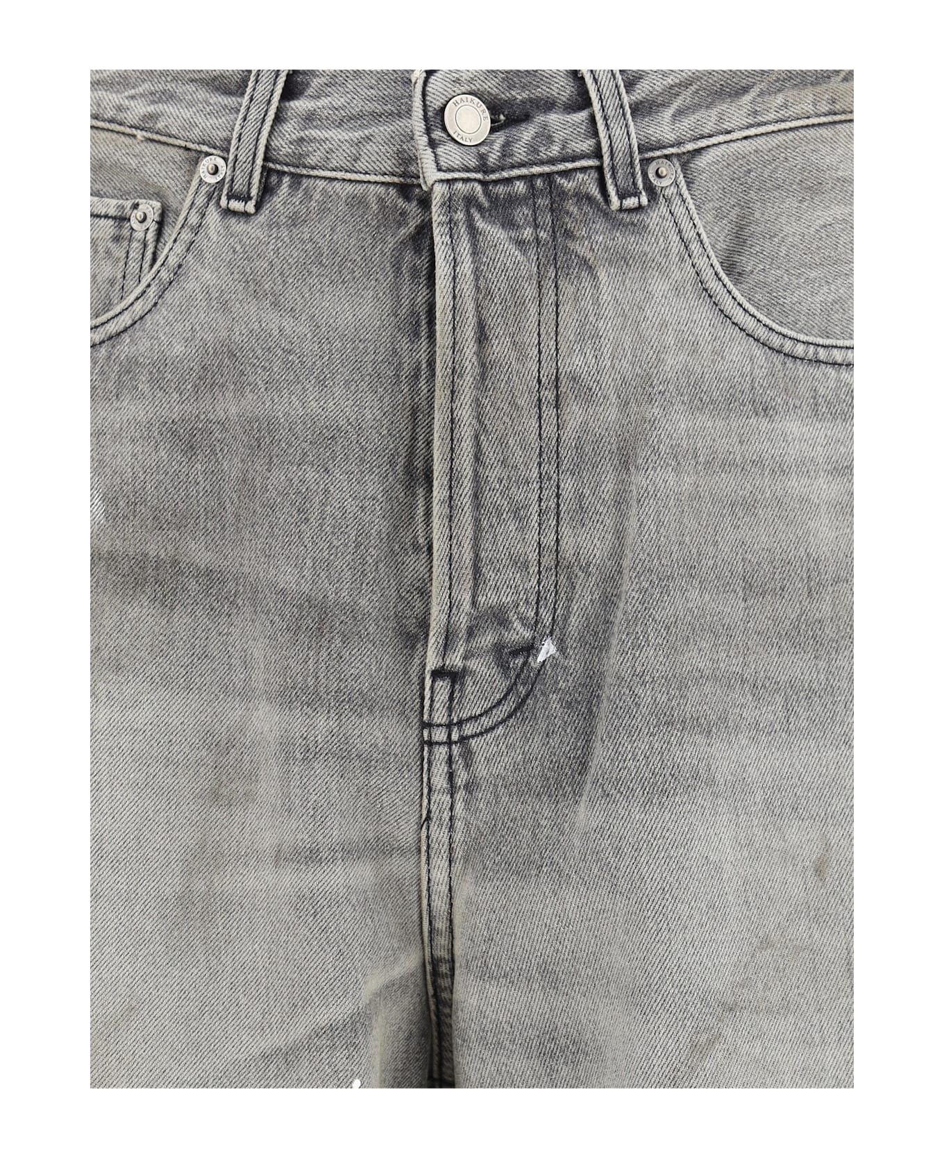 Haikure Grey Straight-leg Jeans