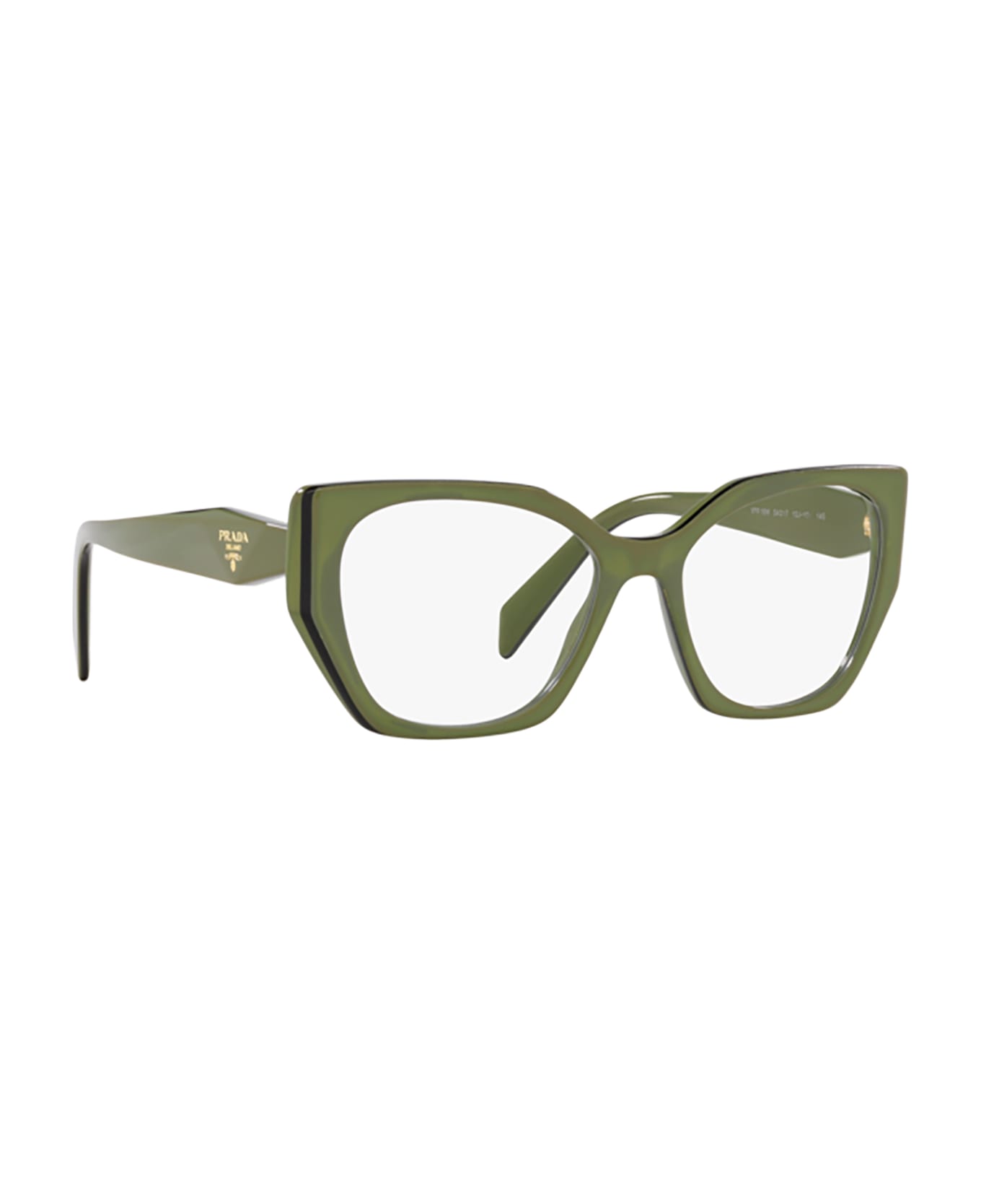 Prada Eyewear Pr 18wv Sage / Black Glasses - Sage / Black