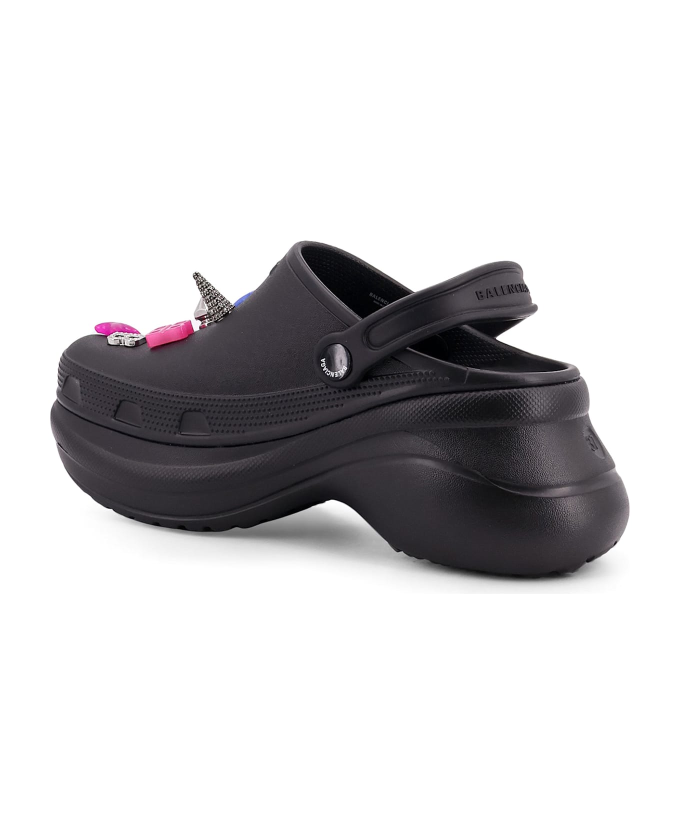 Balenciaga Black Rubber X Crocsâ ¢ Mules - Black サンダル