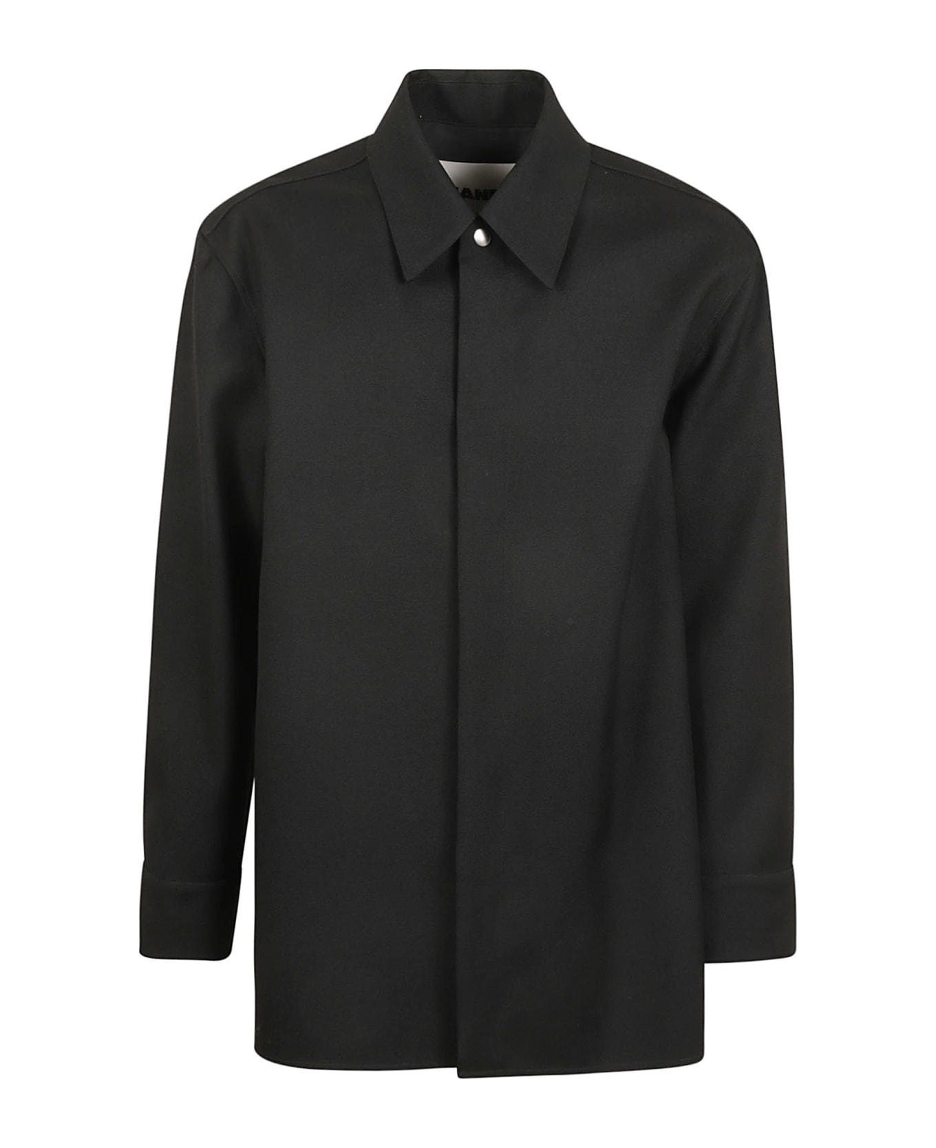 Jil Sander Concealed Blouse - Black シャツ