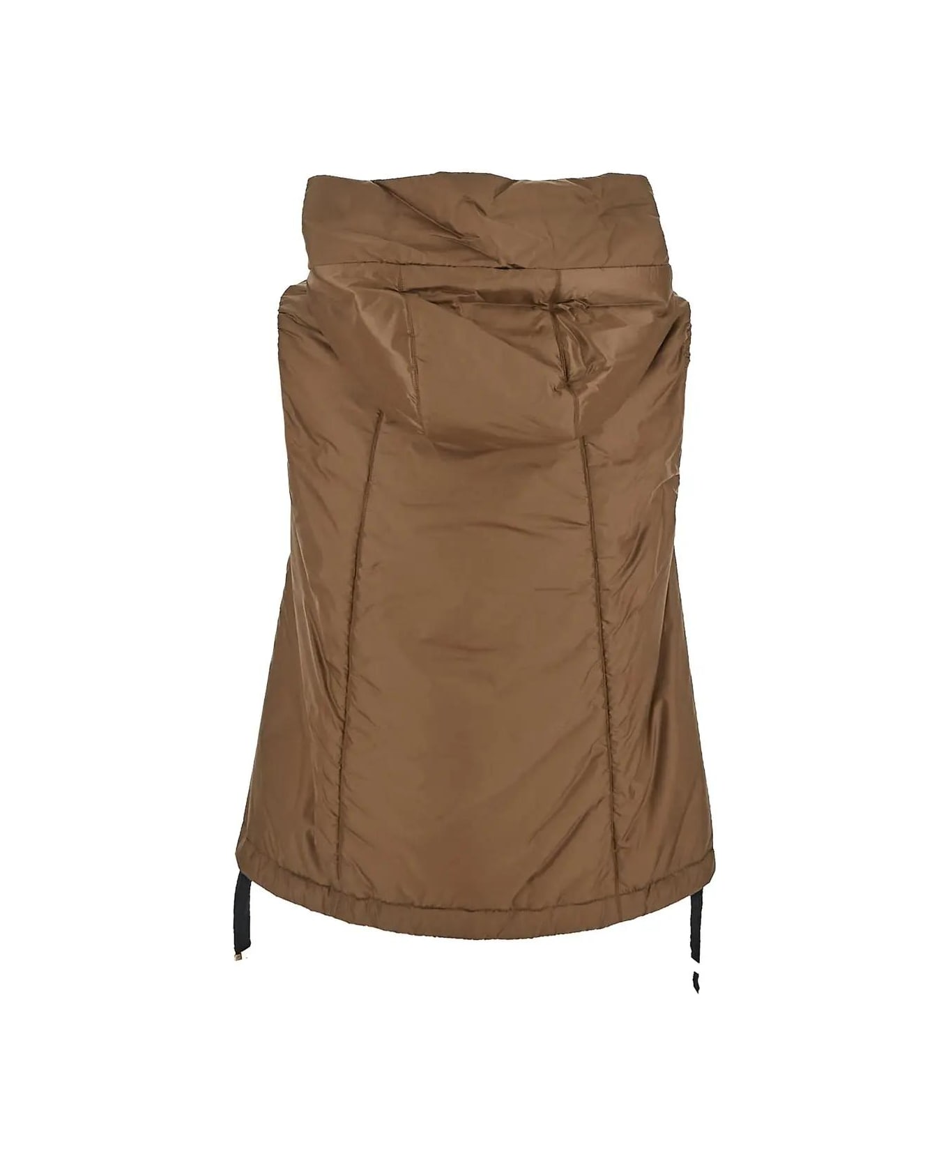 Max Mara The Cube Water-resistant Technical Canvas Gilet - Caramel