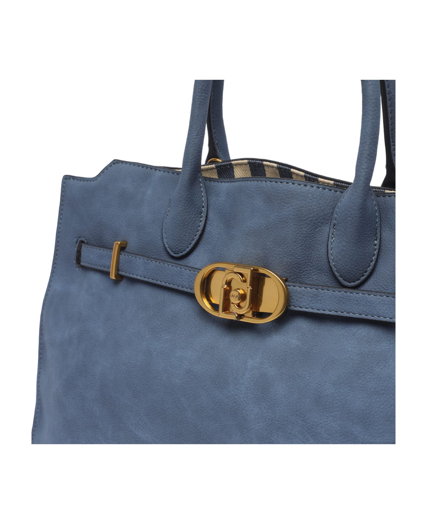 Liu-Jo Logo Satchel Bag - Blue トートバッグ