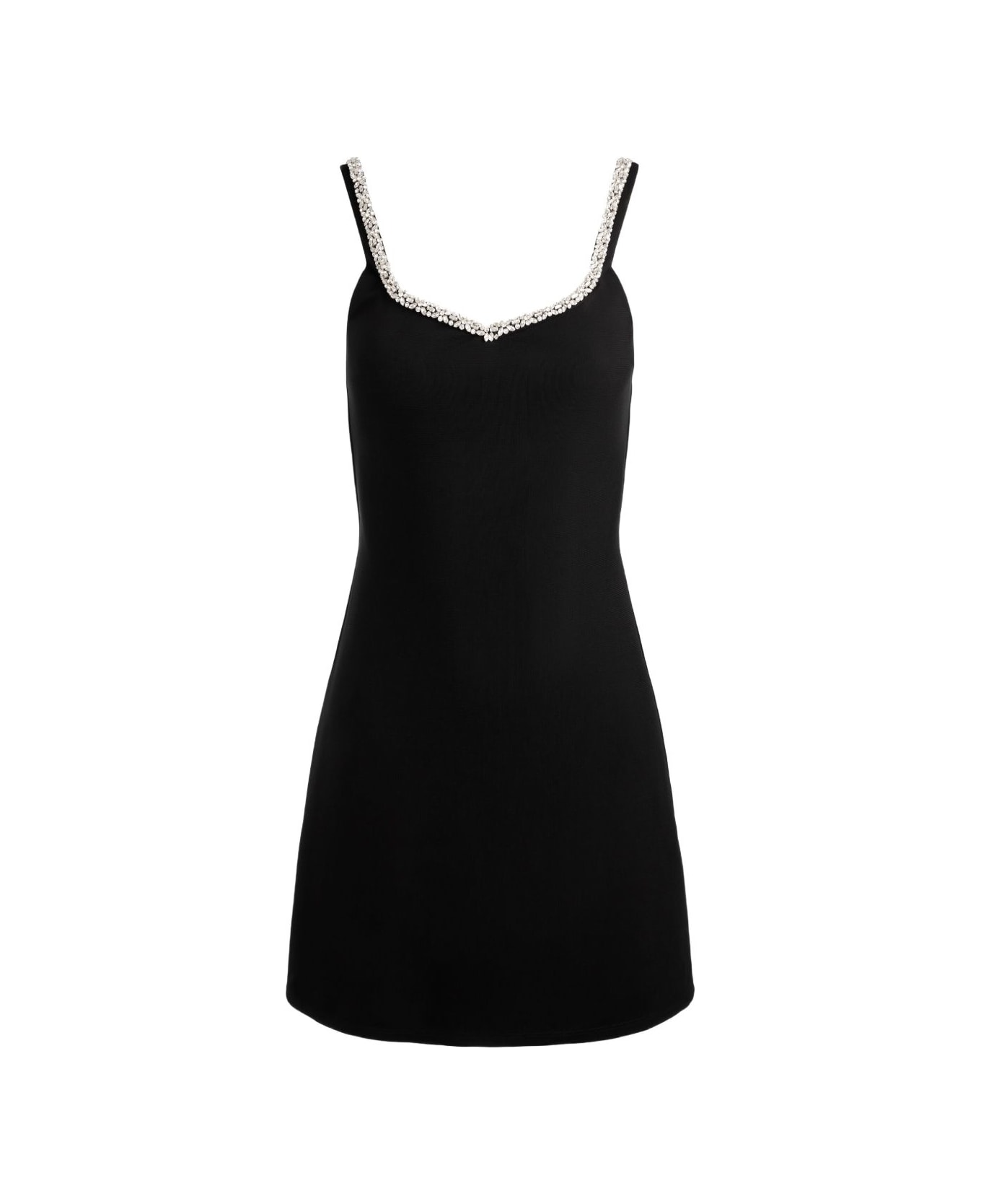 Alice + Olivia Embellished Mini Dress - Black