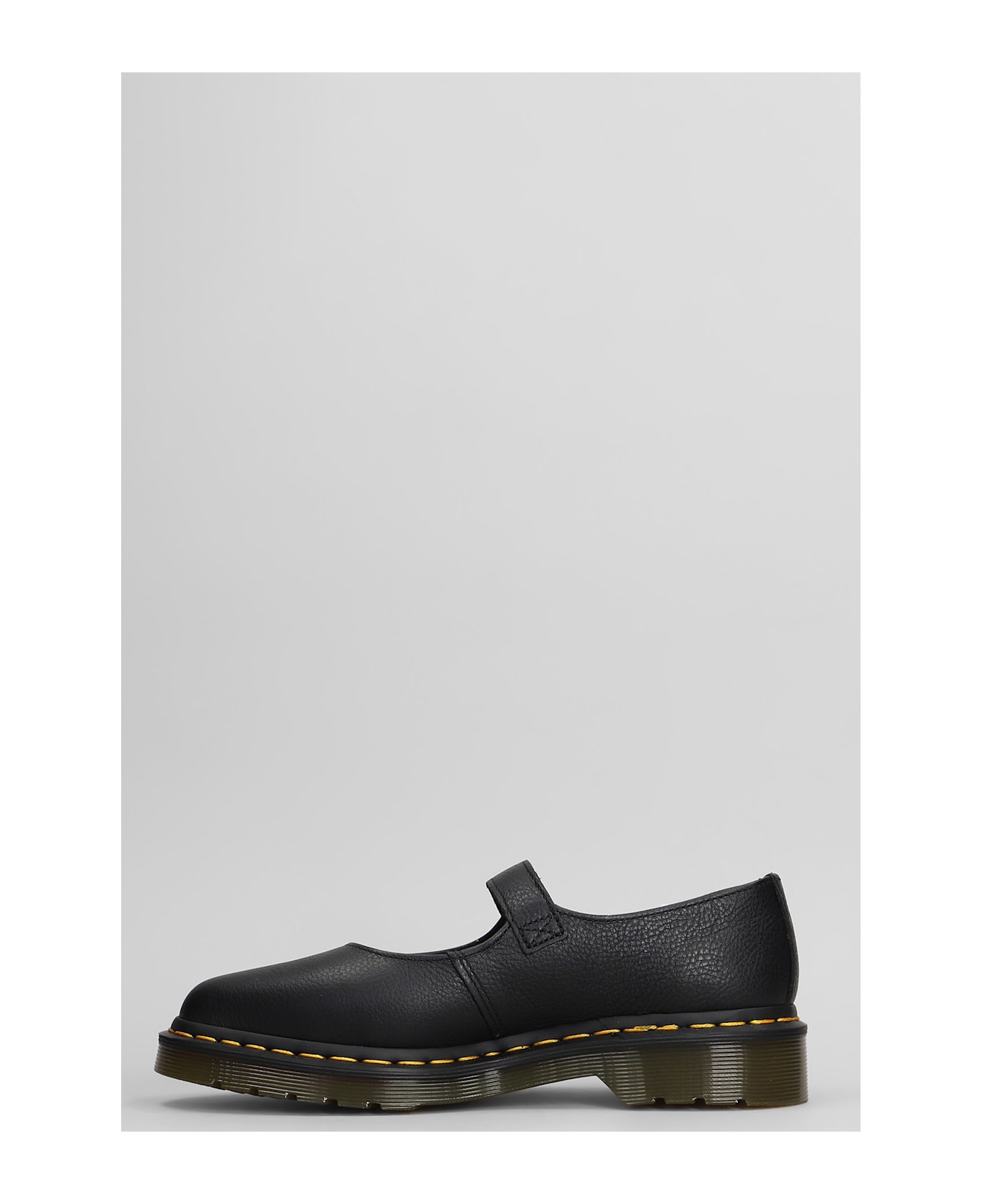 Dr. Martens Elphie Mj Loafers In Black Leather - black