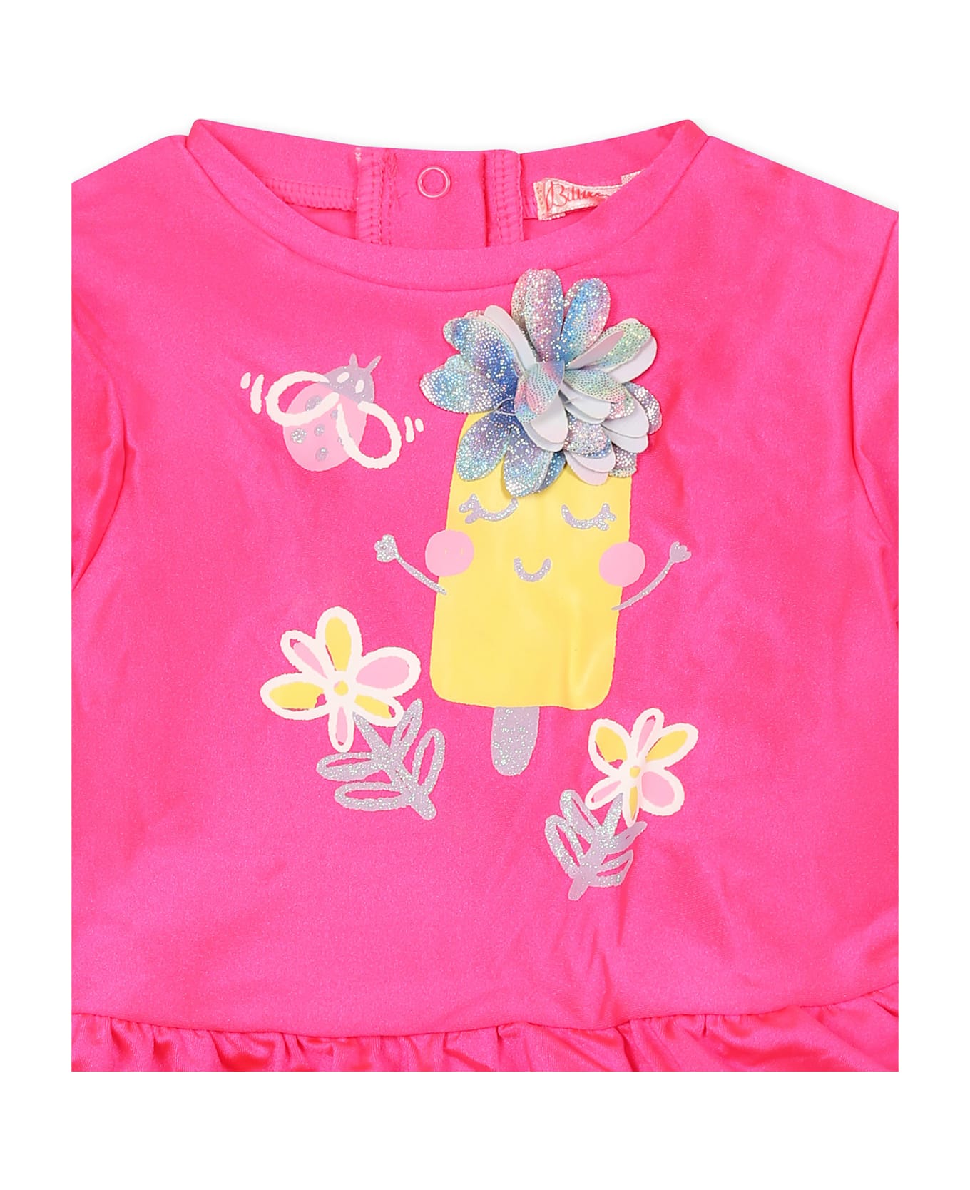 Billieblush Fuchsia Bikini For Baby Girl With Ice Cream - Fuchsia