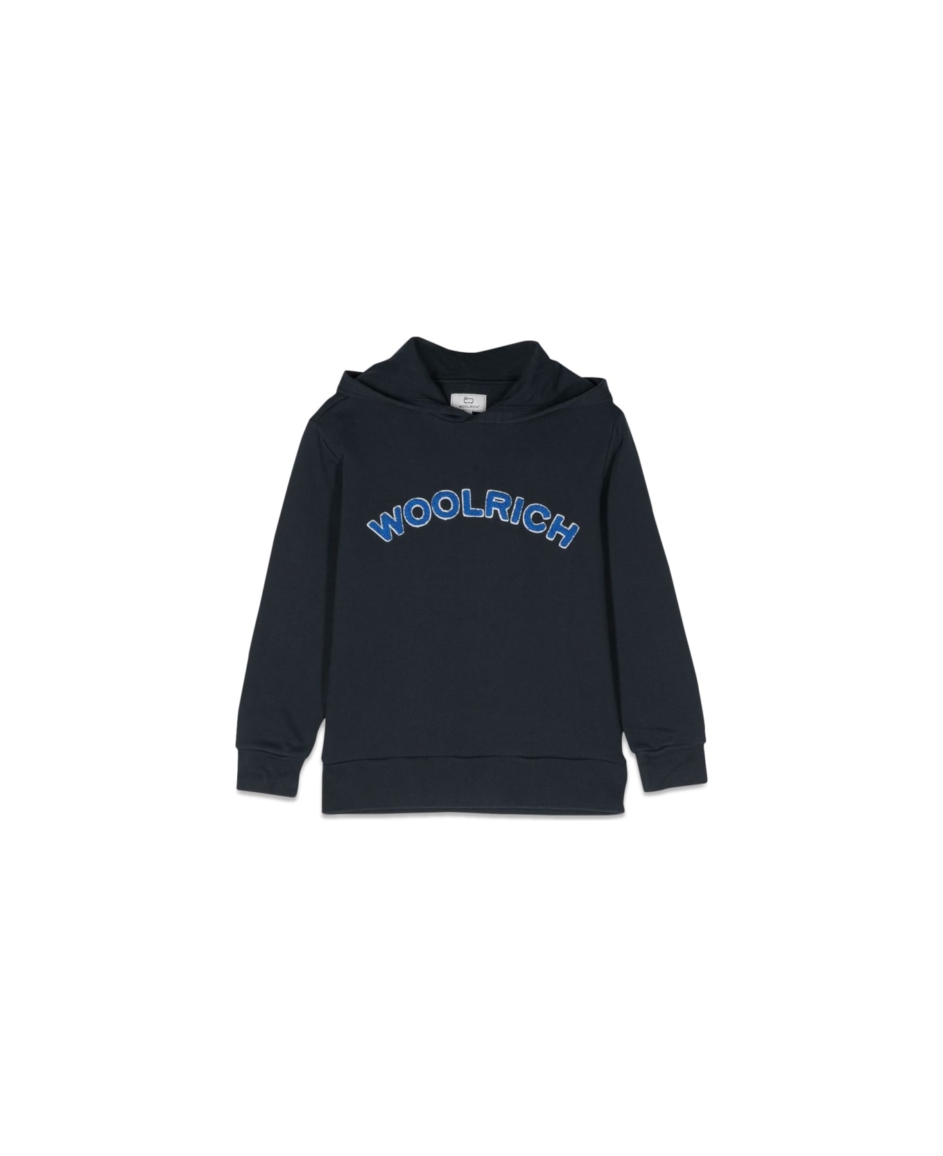 Woolrich Varsity Logo Hoodie - BLUE