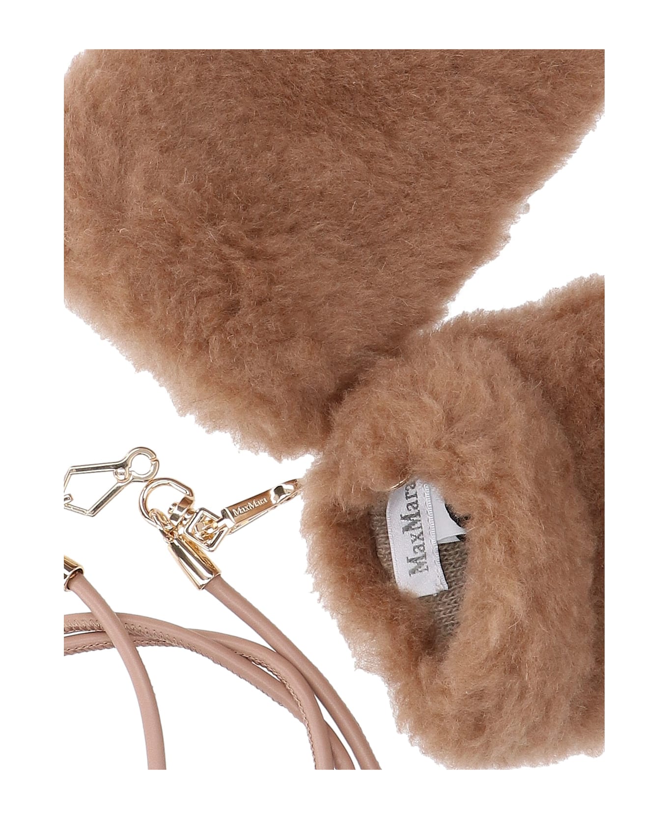 Max Mara Teddy Gloves - Beige