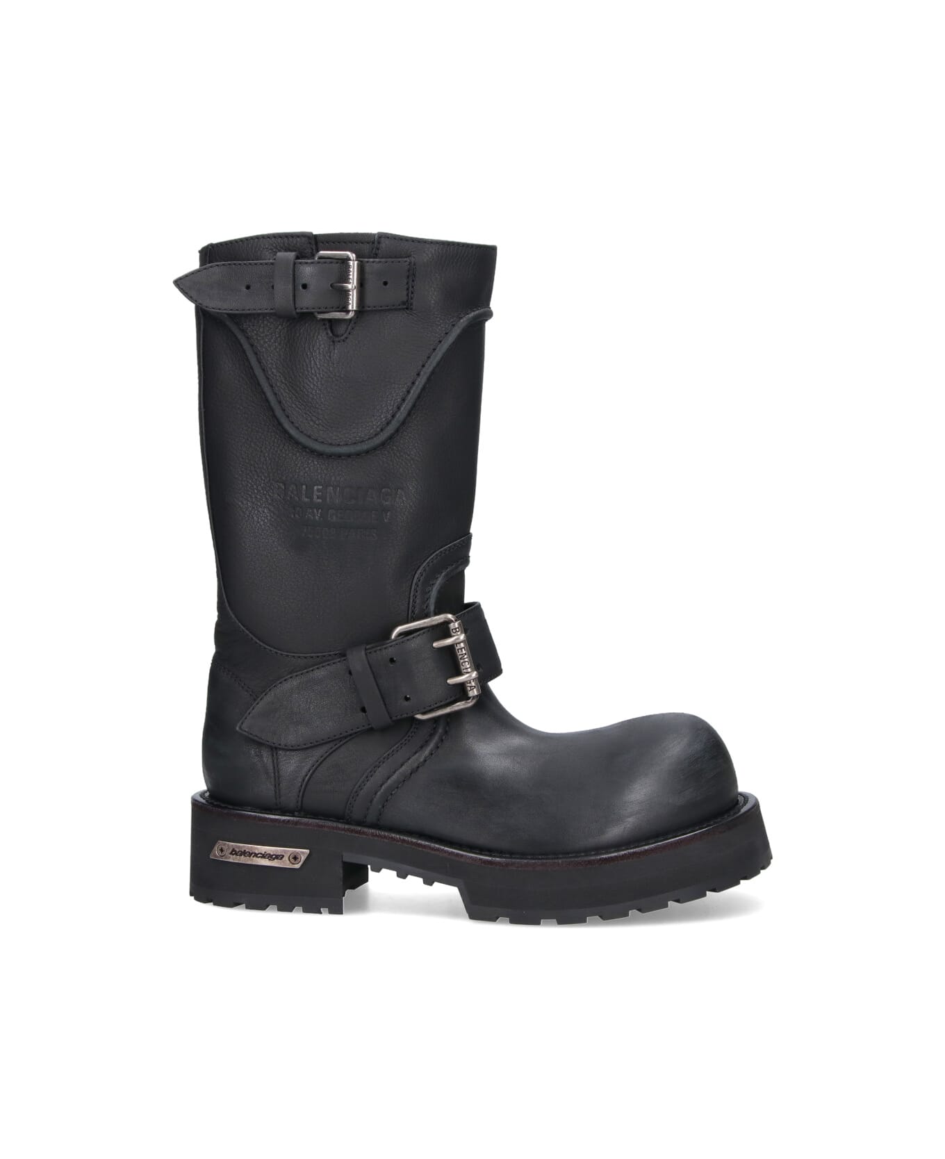 Balenciaga 'venom' Boots - BLACK/SILVER