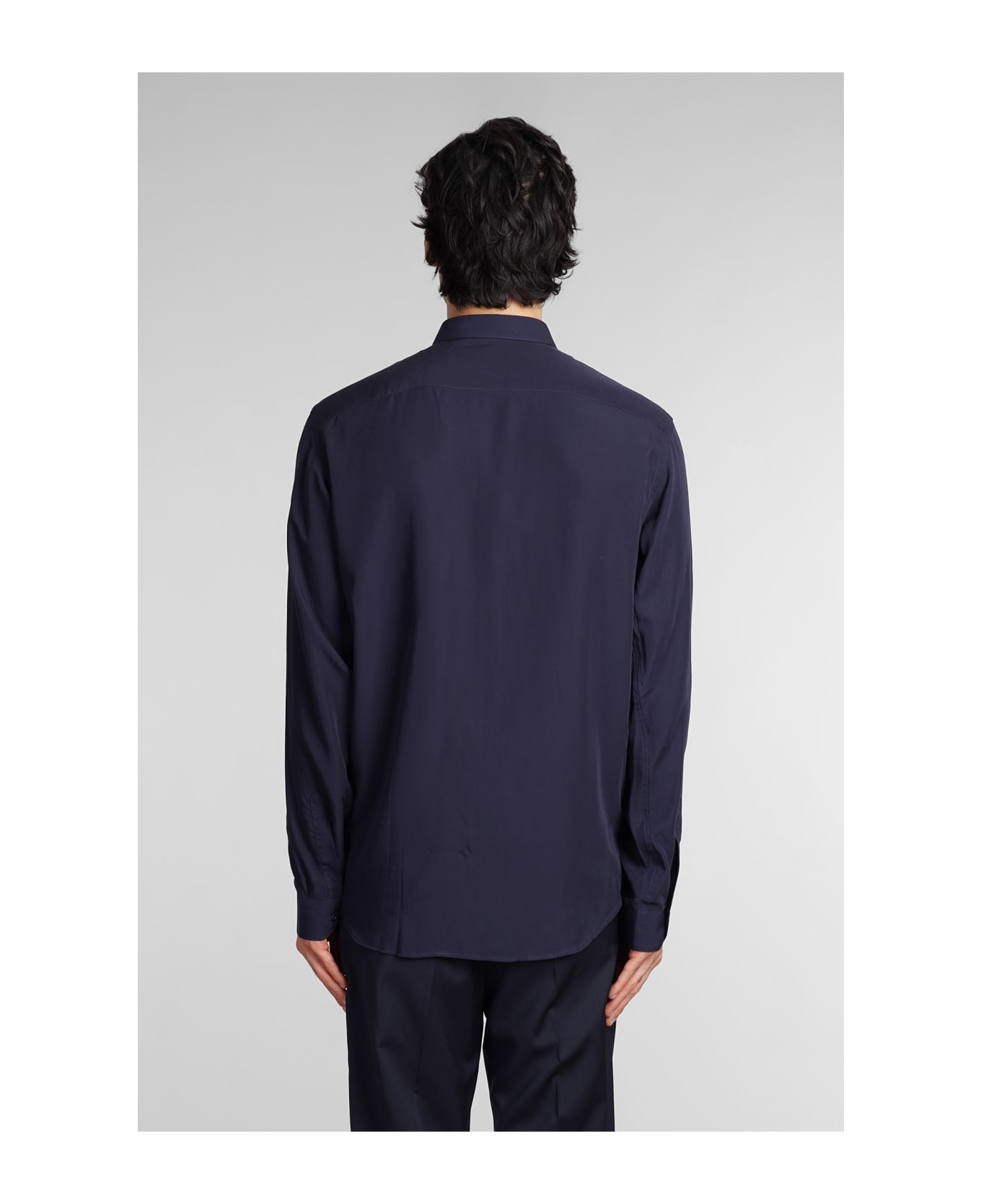 costumein Ives Congo Shirt In Blue Cotton