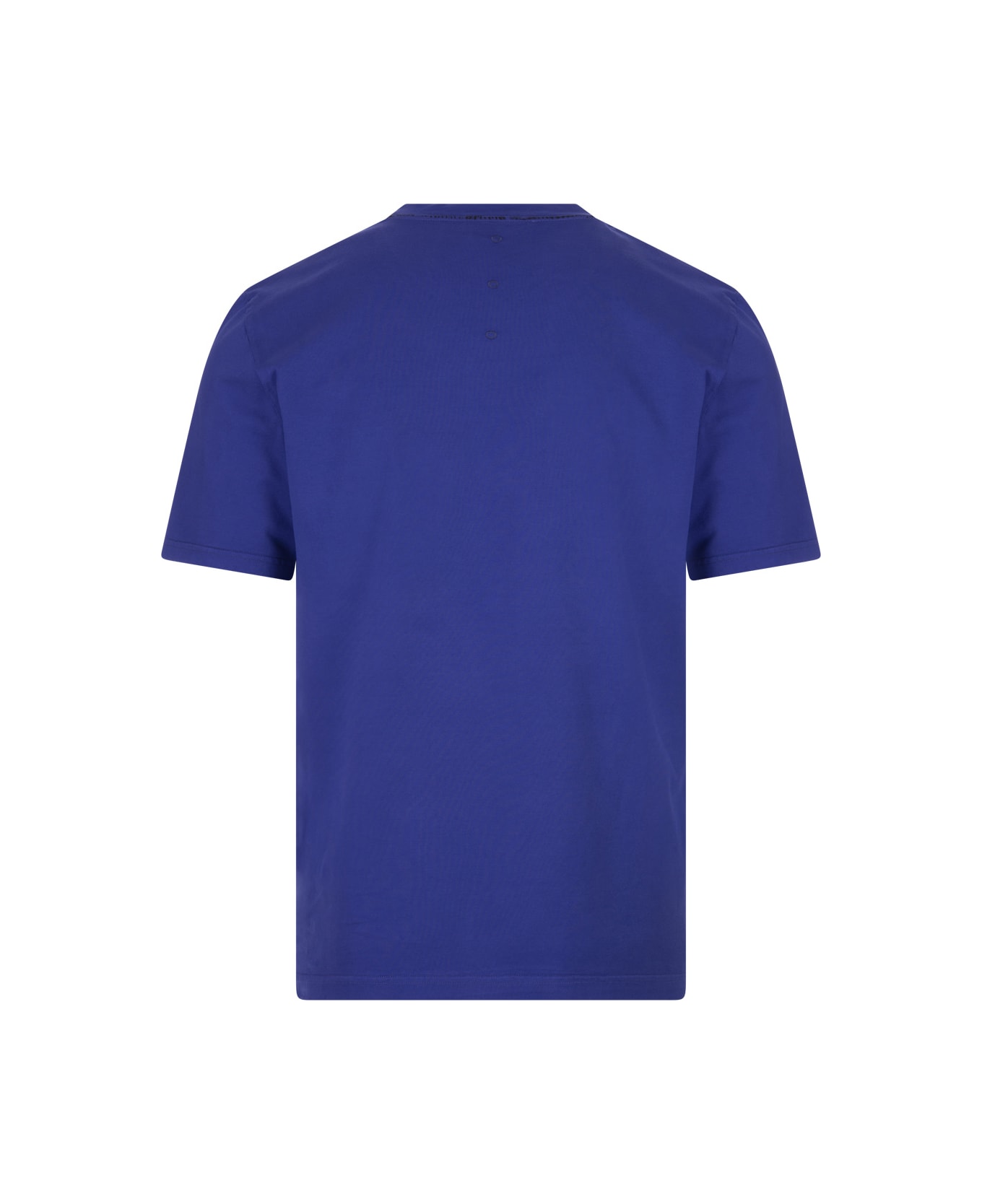 Premiata Blue T-shirt With Never White Print - Blue