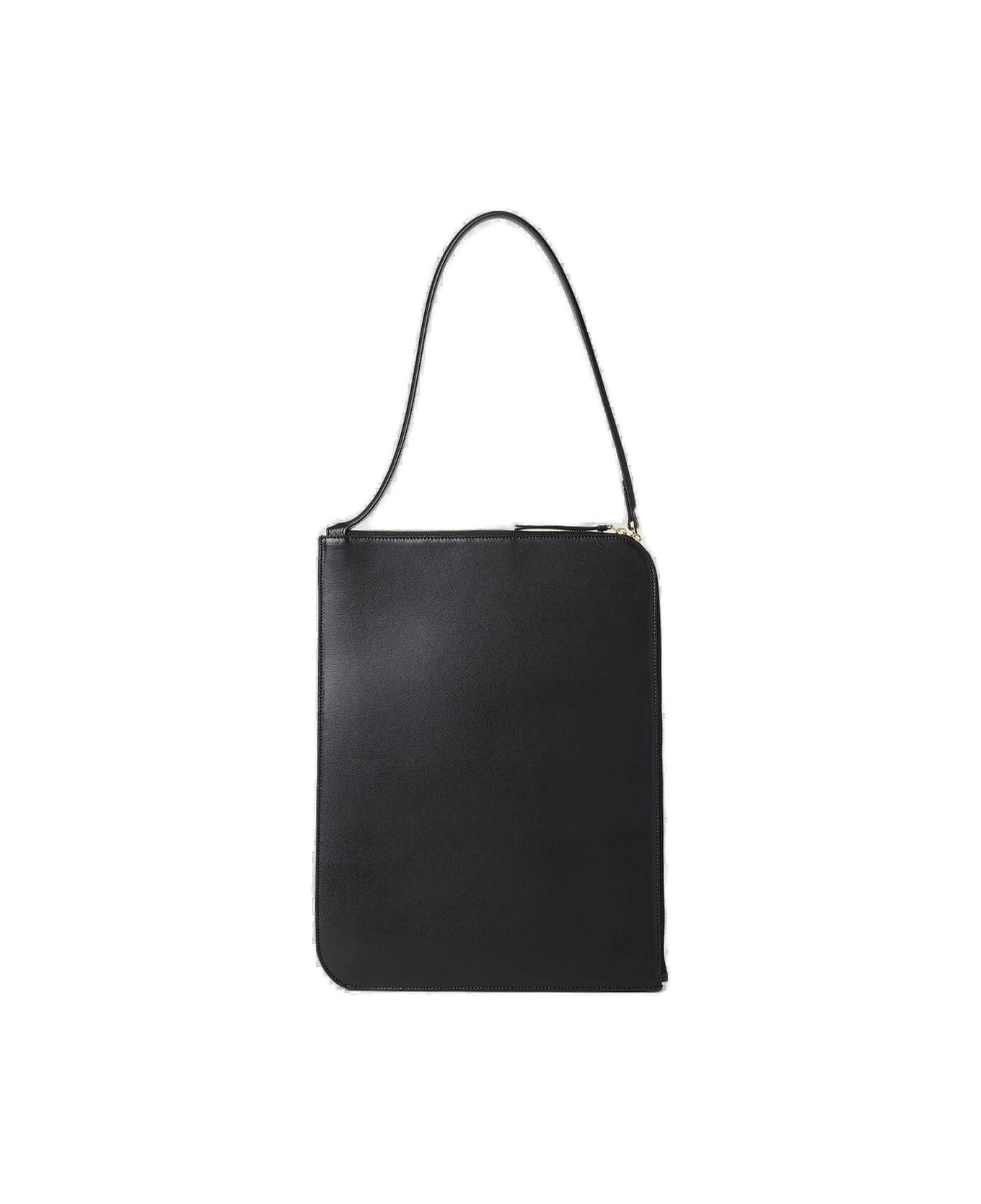 Totême Slim Zip-around Shoulder Bag - Black