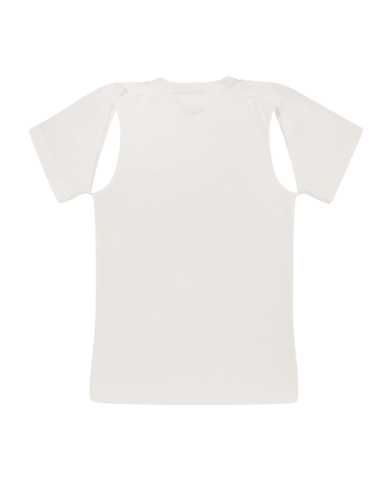 Axel Arigato Cotton -shirt With Cut Out Details - White