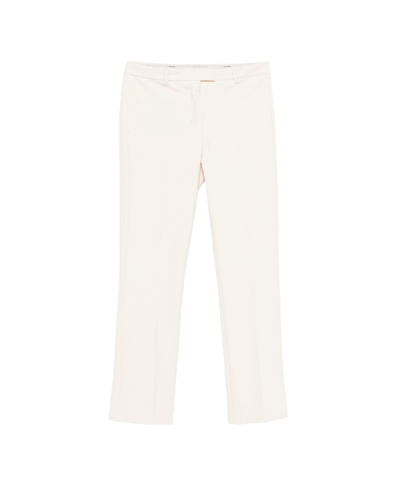 
S Max Mara Felice Crop Pants - White