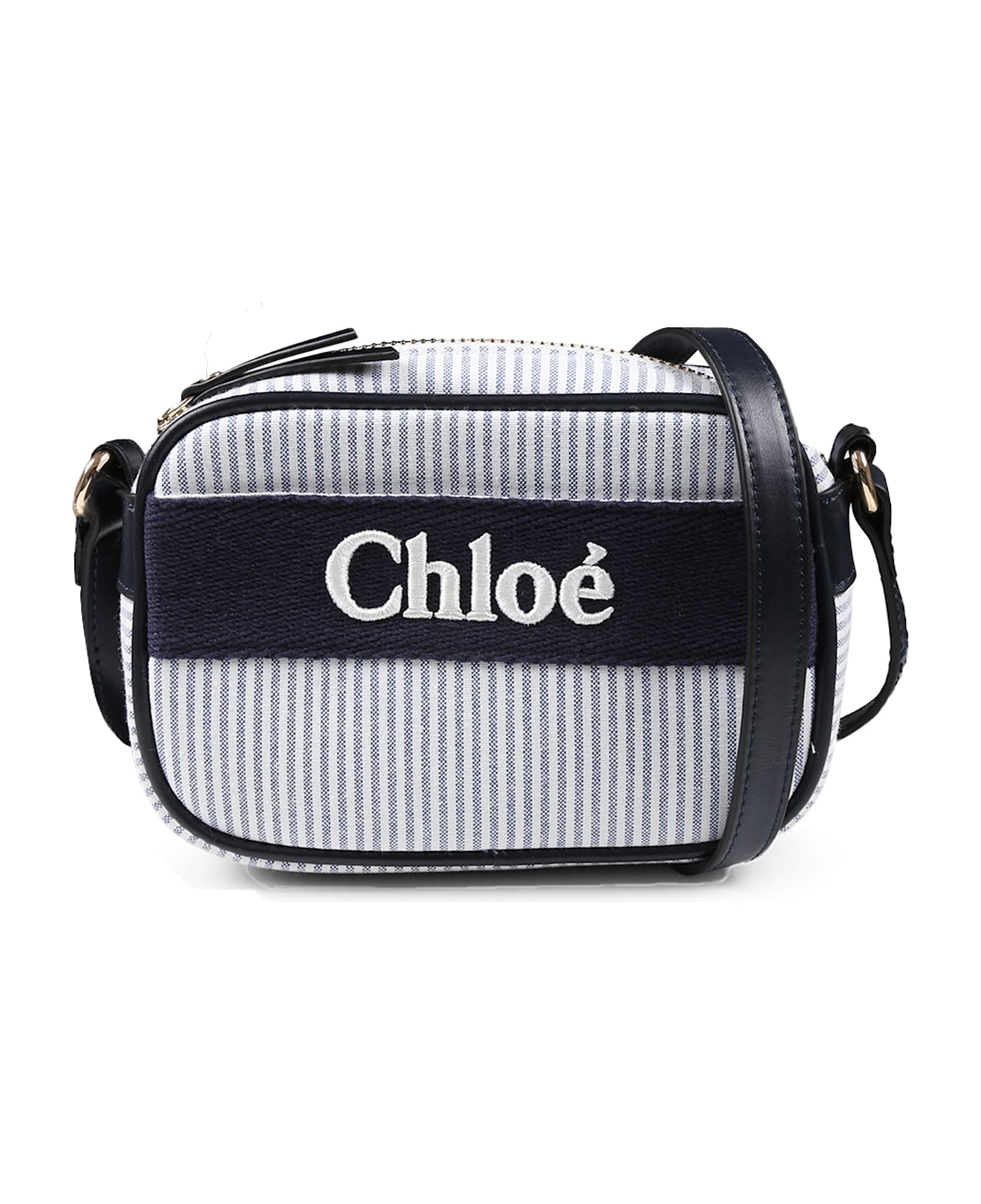 Chloé Light Blue Bag For Girl With Logo - Light Blue