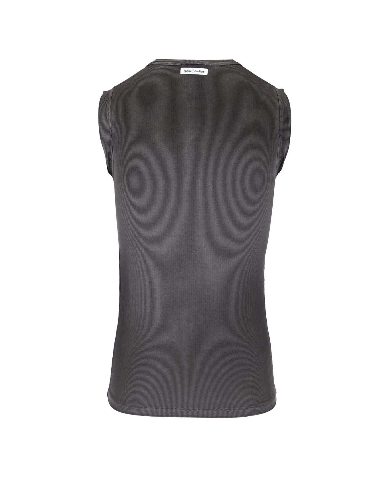 Acne Studios Slim Fit Sleeveless Top - Black