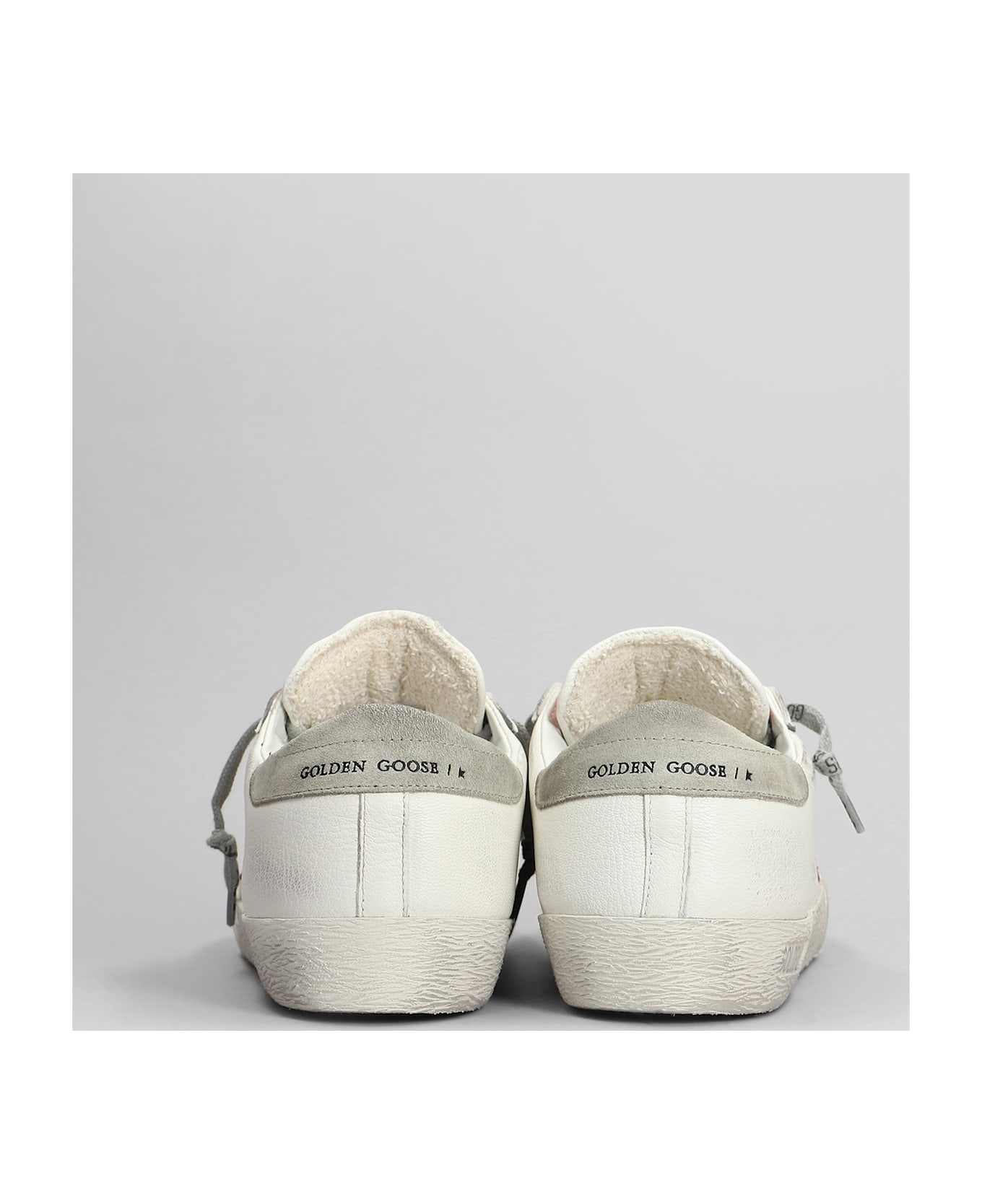 Golden Goose 
st
 White Leather Sneakers - white
