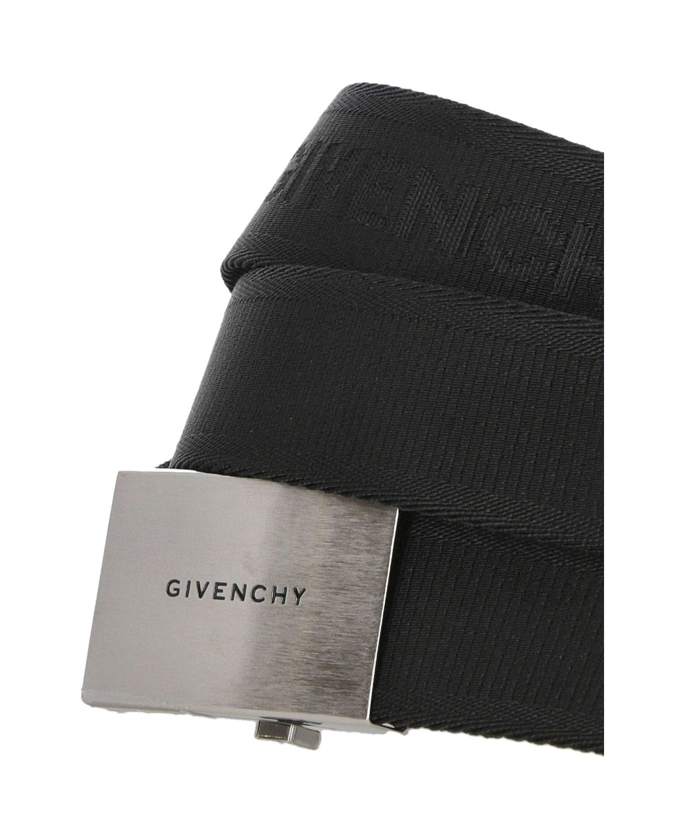 Givenchy Logo Engraved Skate Belt - NERO