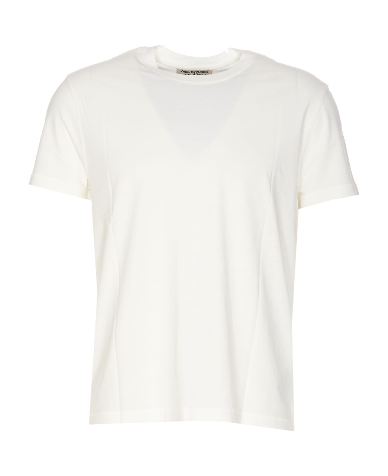 Zadig & Voltaire Jimmy Destroy T-shirt - White