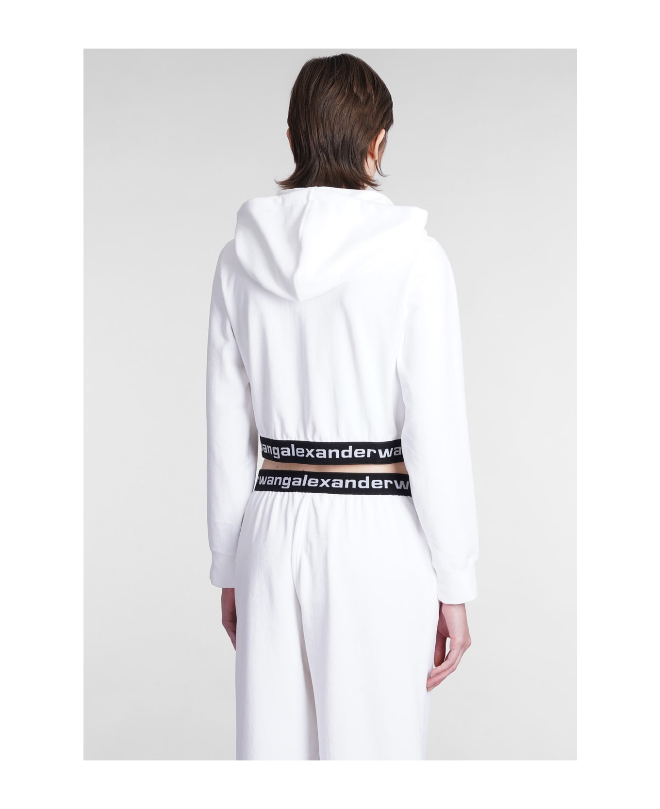 Alexander Wang Sweatshirt In White Cotton - white