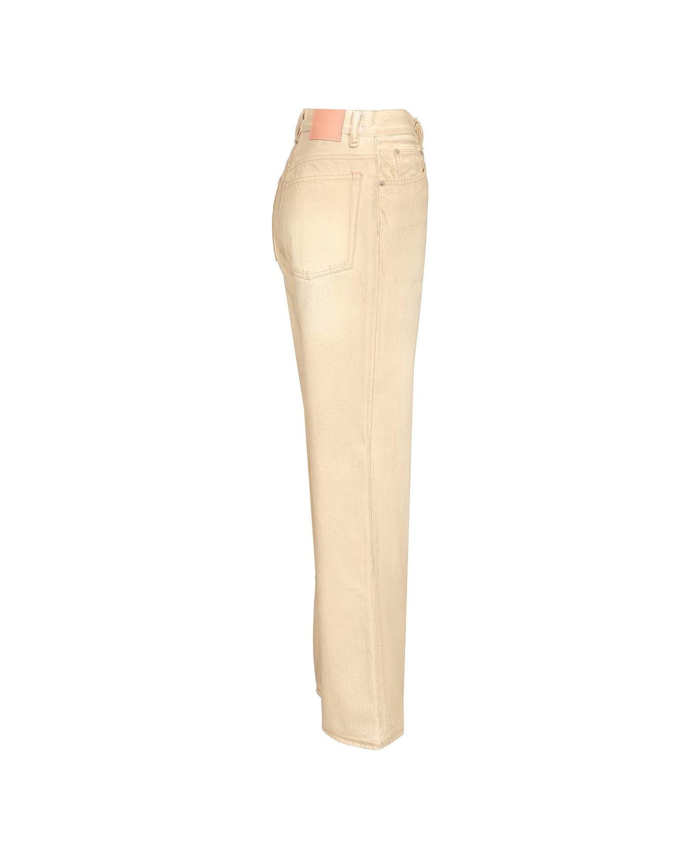 Acne Studios Wide Leg Jeans - Beige