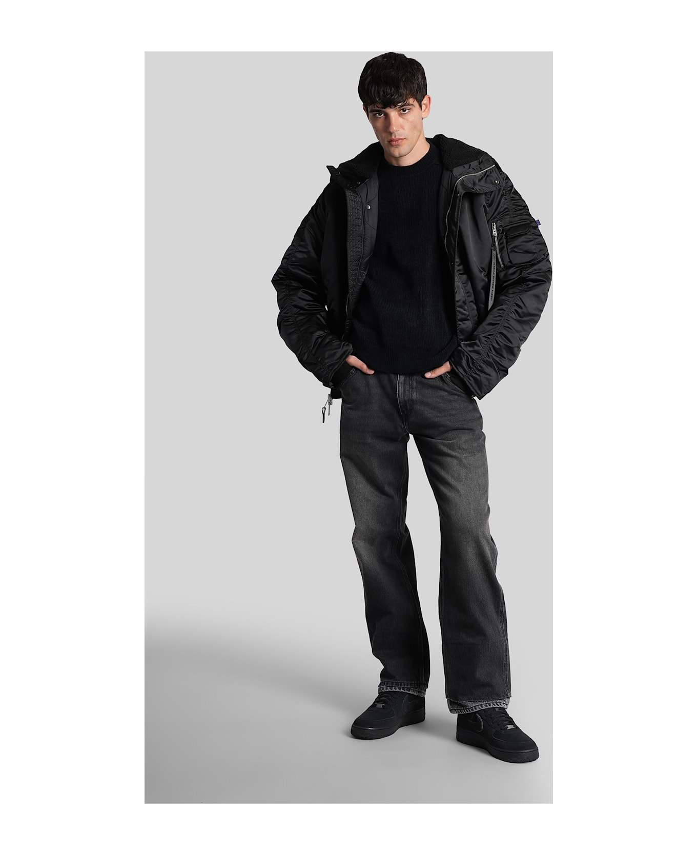 Haikure Artie Jeans In Black Denim - black