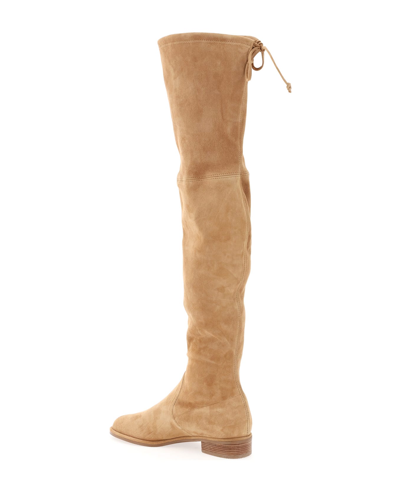 Stuart Weitzman Suede Lowland Boots - TAN (Beige)