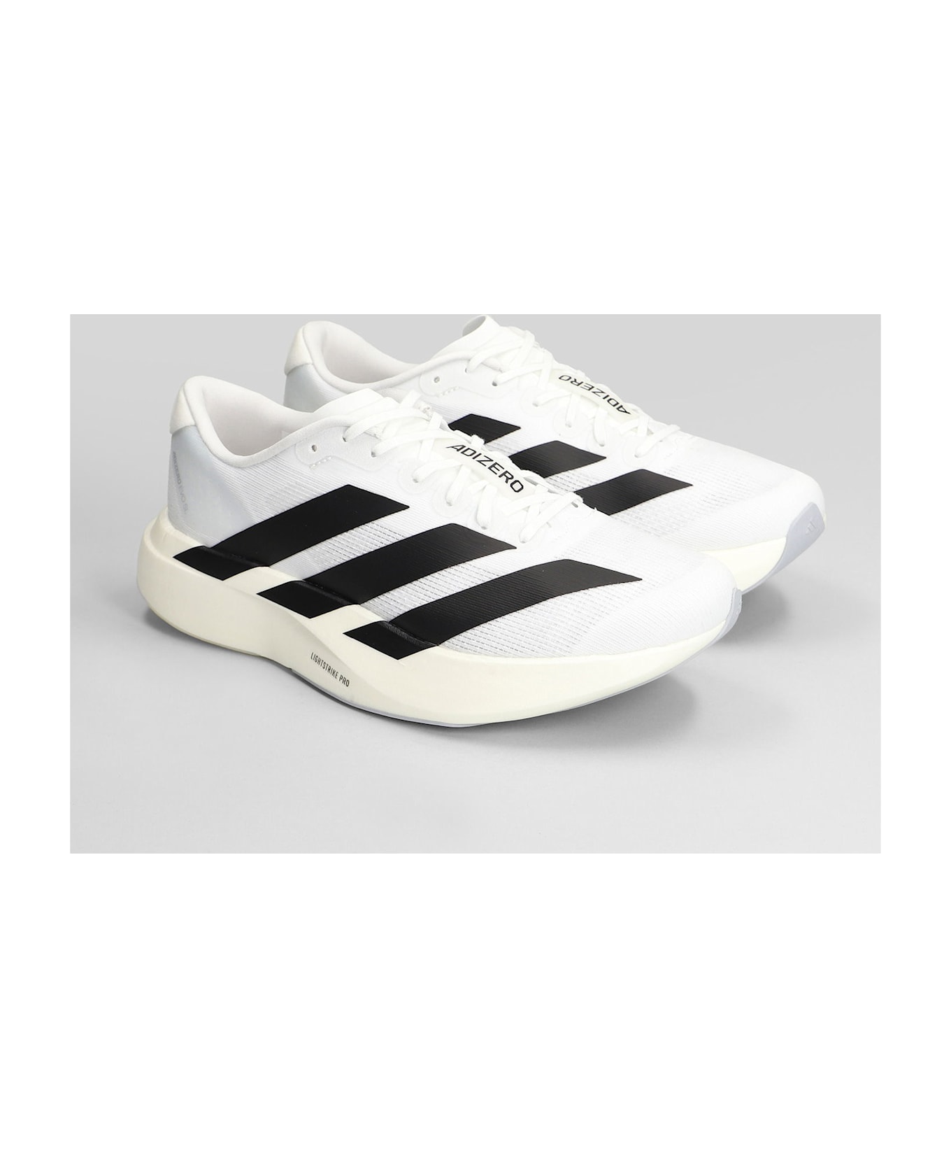 Adidas Adizero Evo Sl Sneakers In White Fabric - white