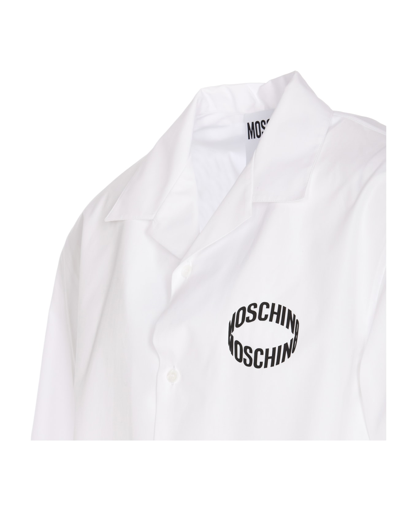 Moschino Logo Shirt - White