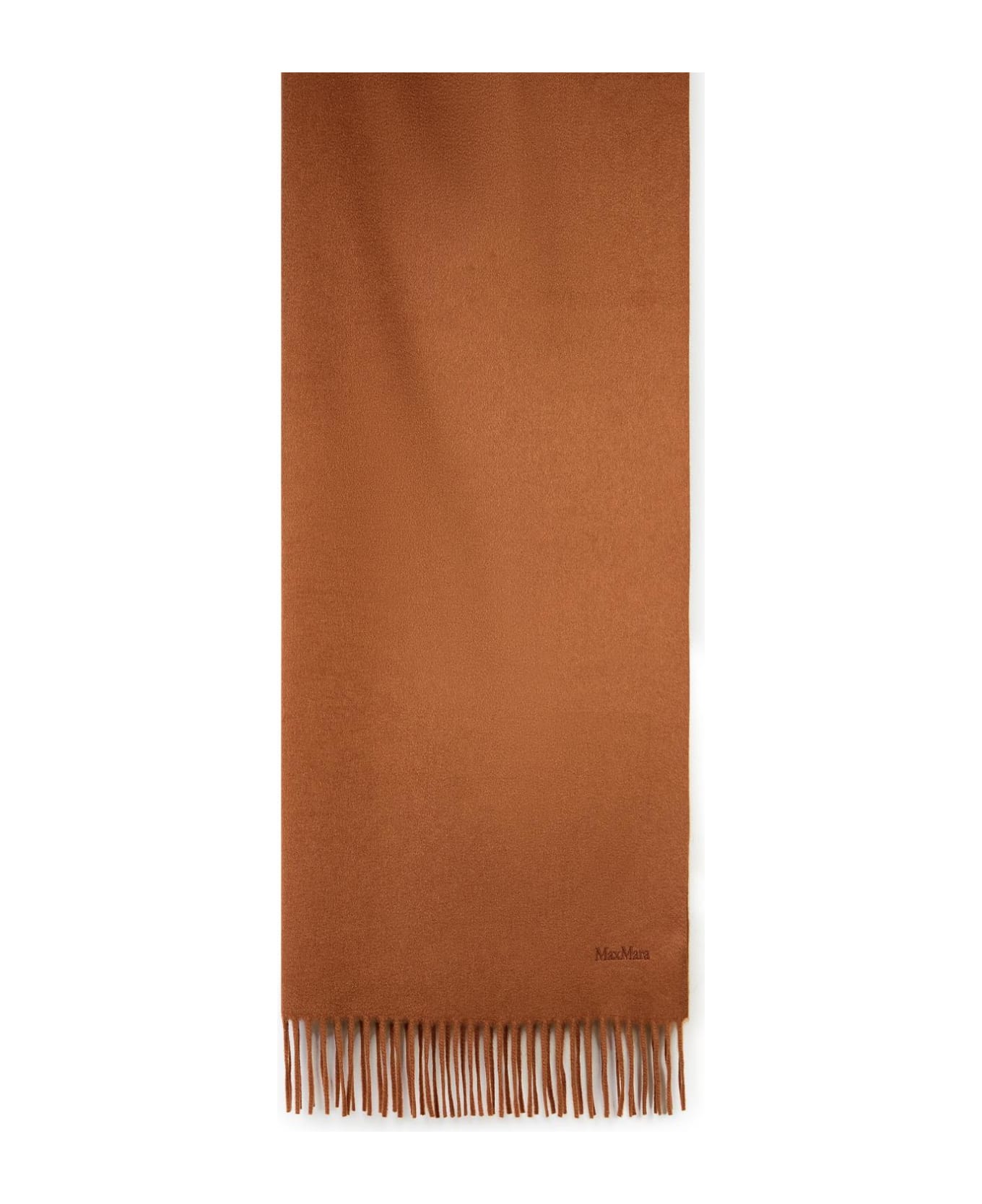 Max Mara 'baci' Light Brown Chasmere Scarf - Brown