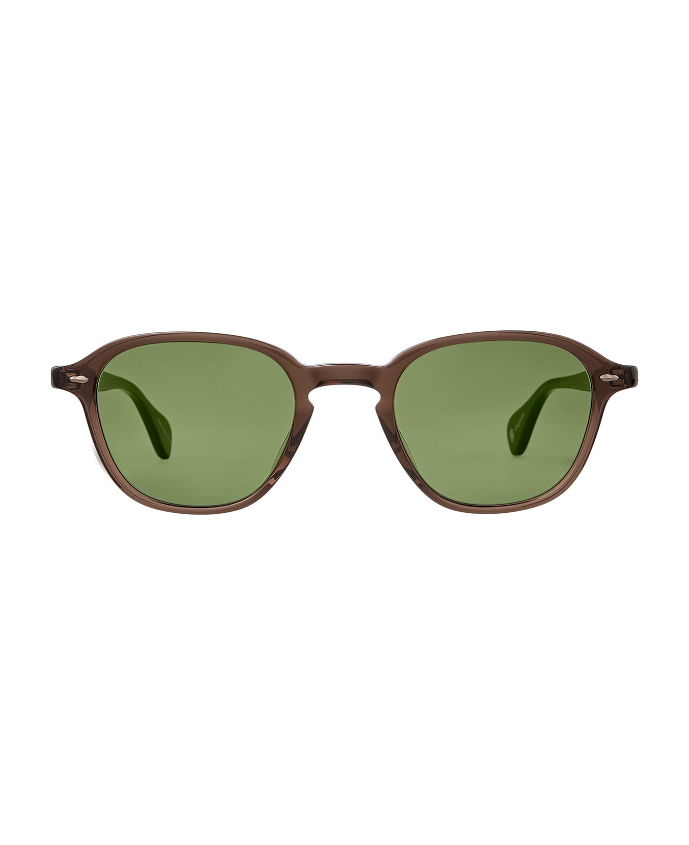 Garrett Leight Gilbert Sun Espresso/pure Green Sunglasses - Espresso/Pure Green