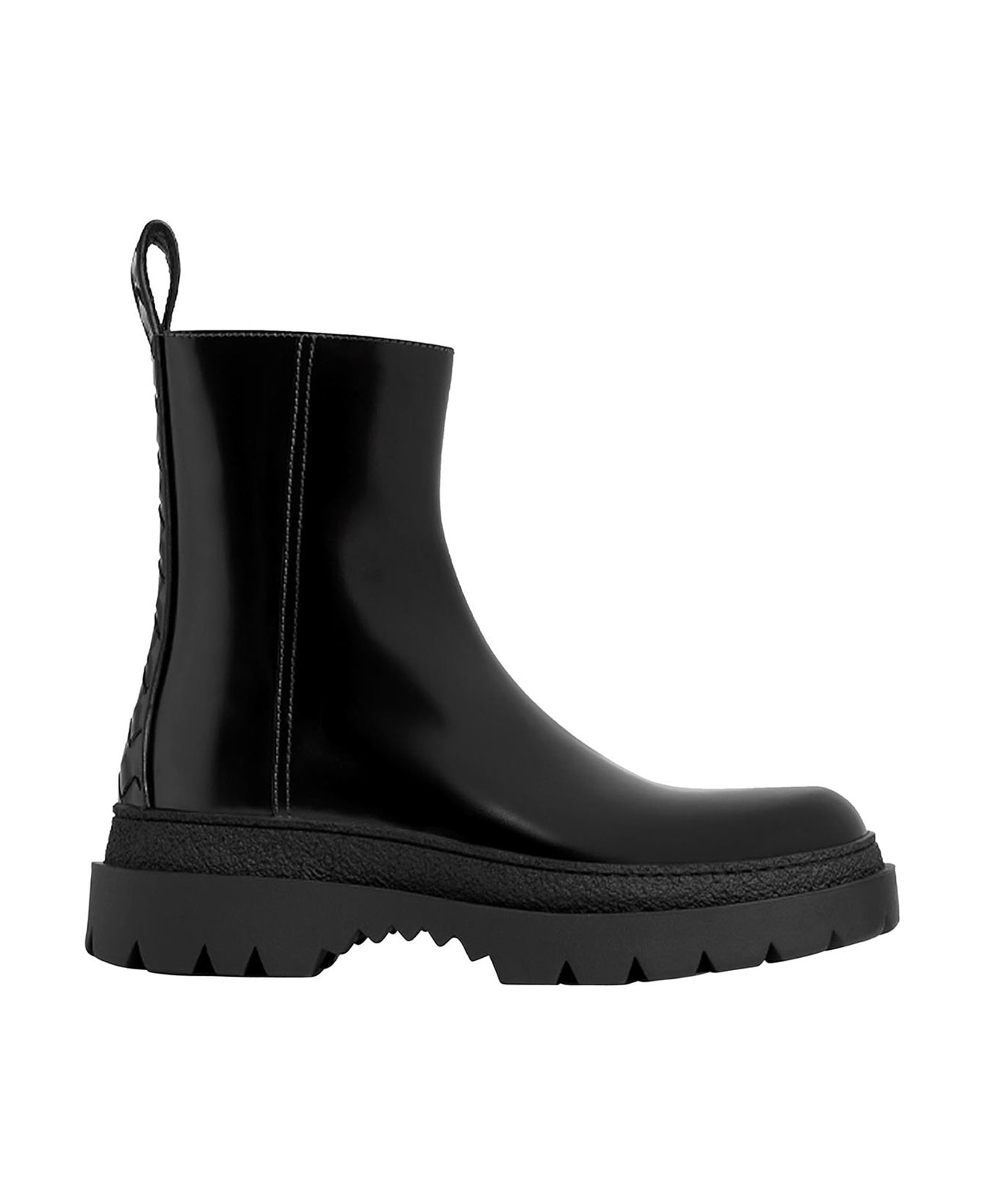 Bottega Veneta Highway Leather Boots - Black