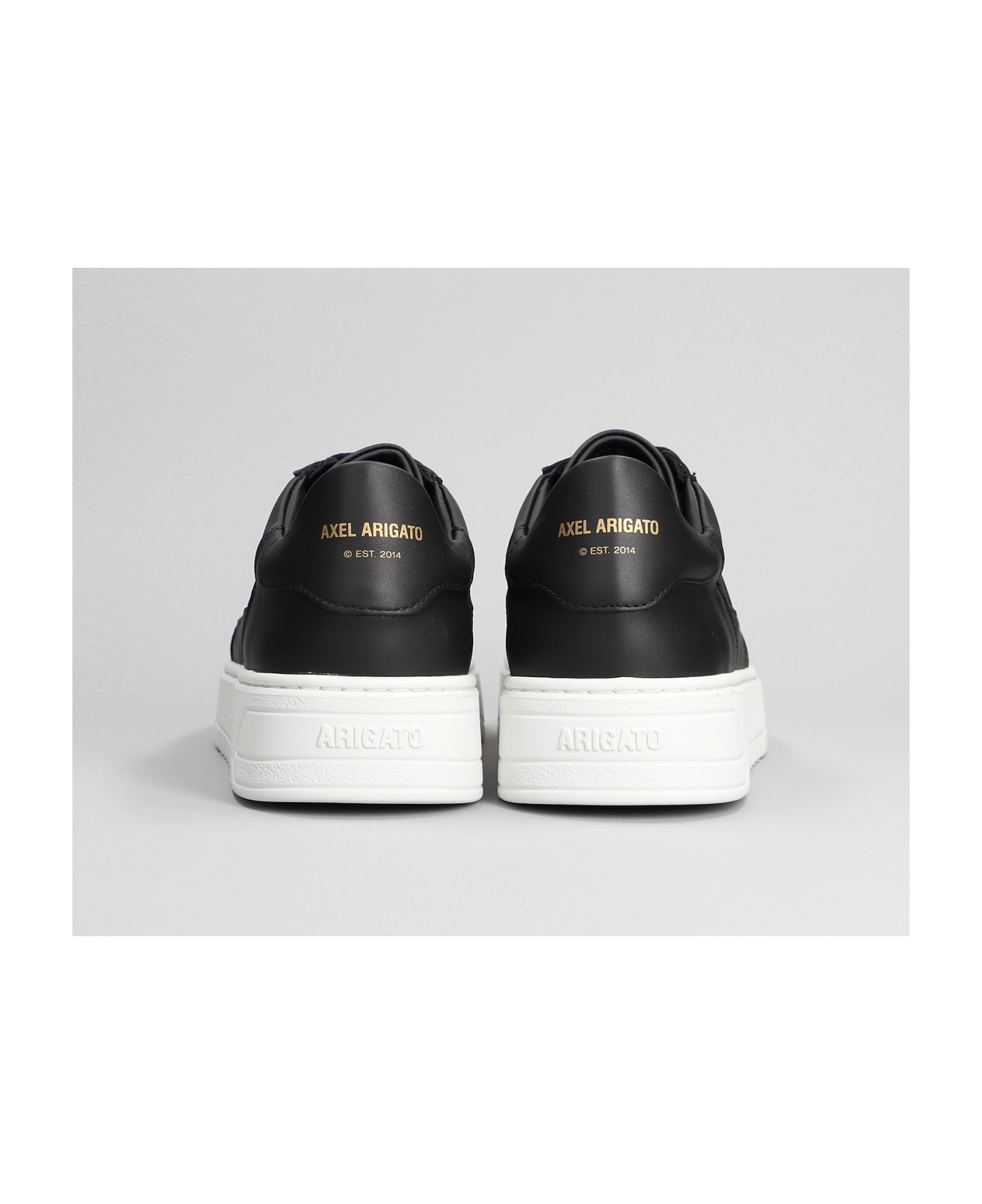Axel Arigato Orbit Sneakers In Black Leather - black