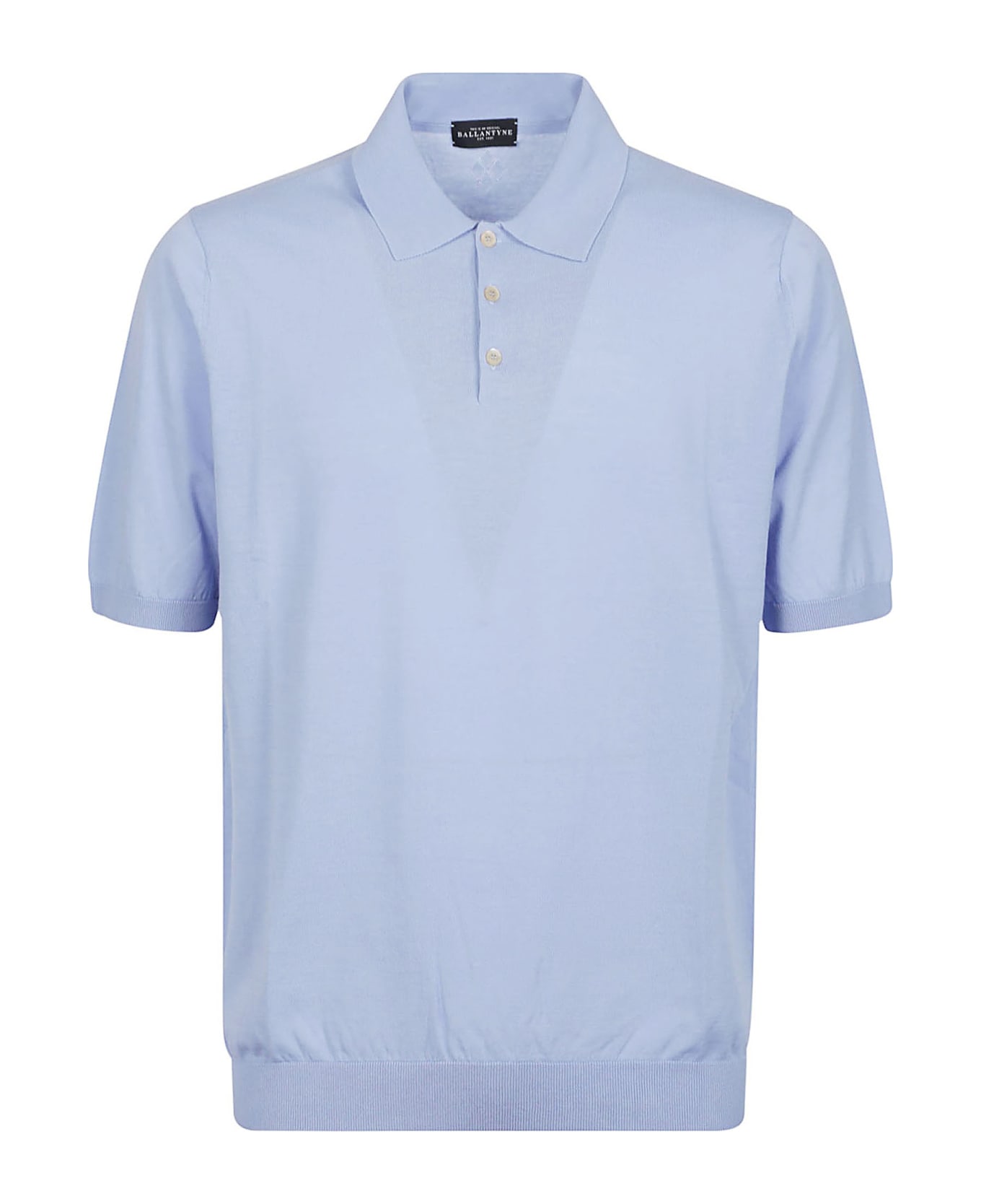Ballantyne Short Sleeve Polo Shirt - Cook`s Blu ポロシャツ