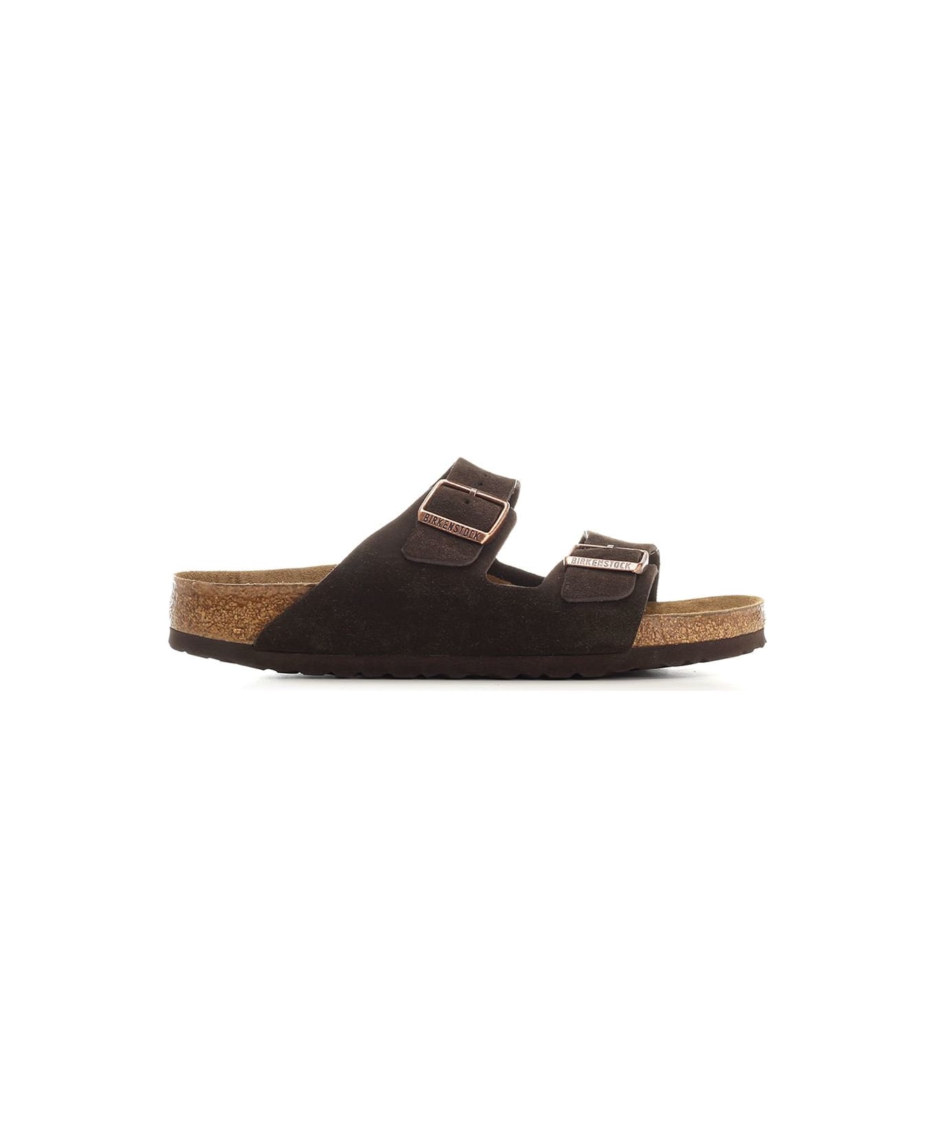 Birkenstock 
arizona
 Double Buckle Sandal - Brown