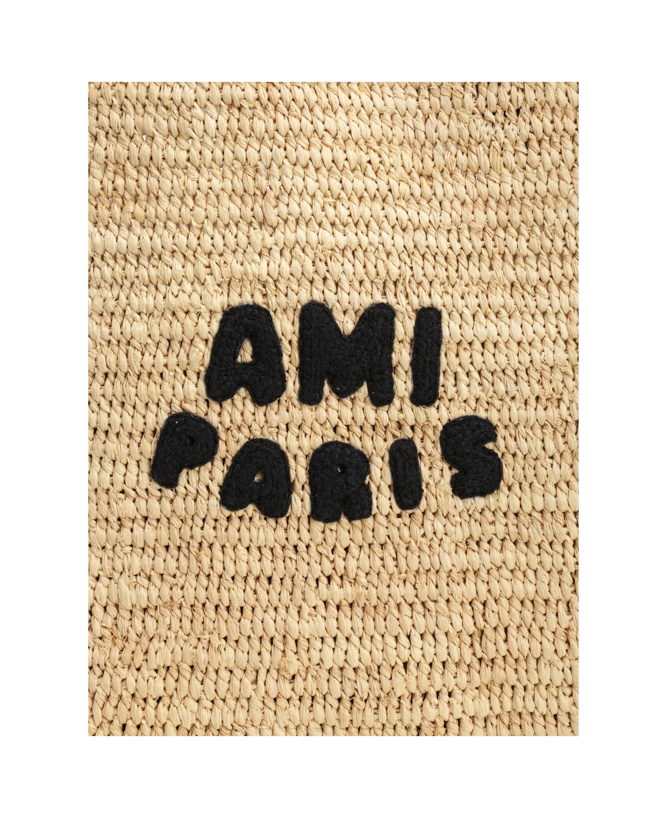 Ami Alexandre Mattiussi Raffia Tote Bag | italist