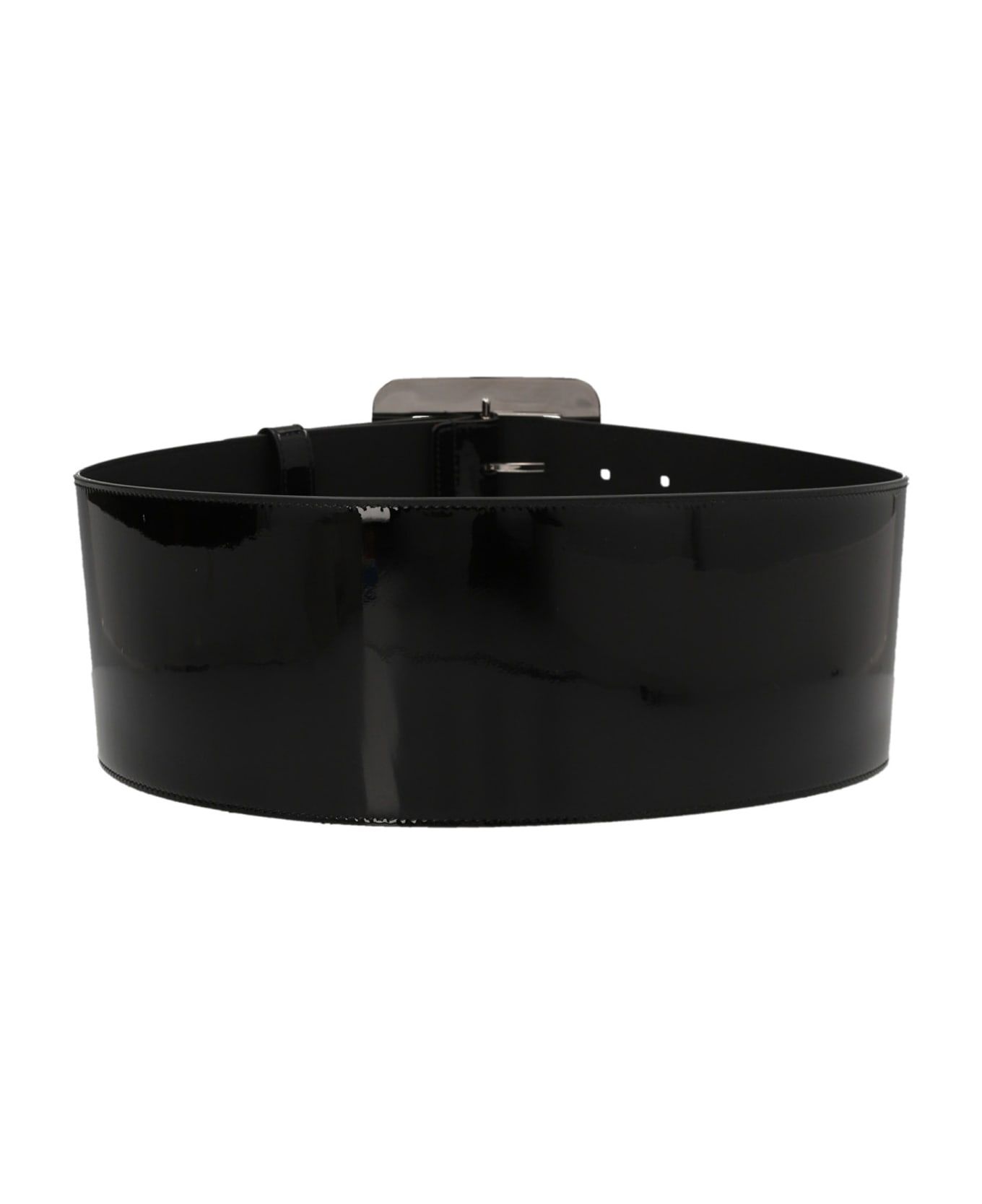 Gucci Painted Leather Belt - Black  